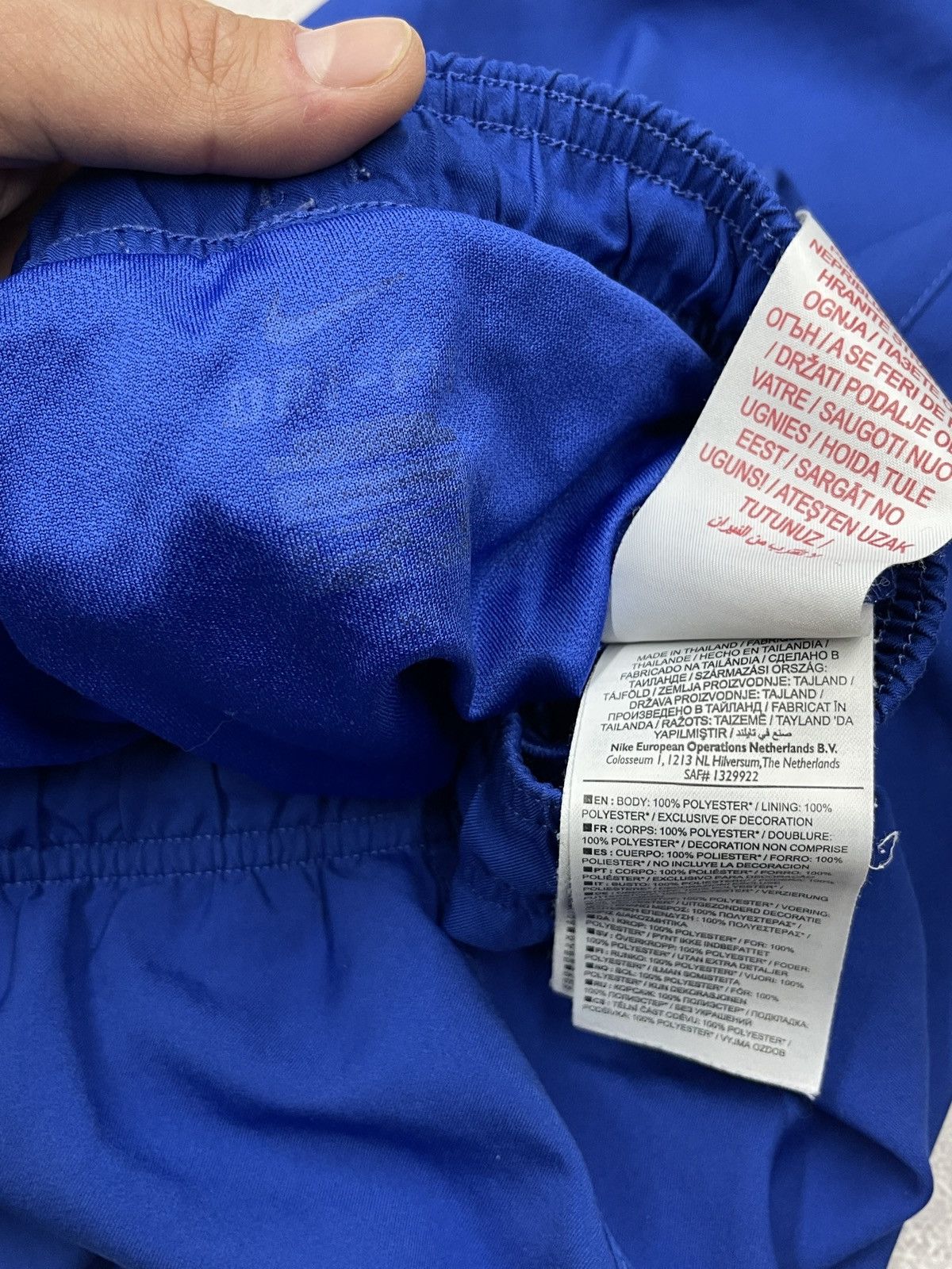 Nike Vintage Nike Arsenal Football Shorts Blue Y2K Soccer Size US 30 / EU 46 - 7 Thumbnail