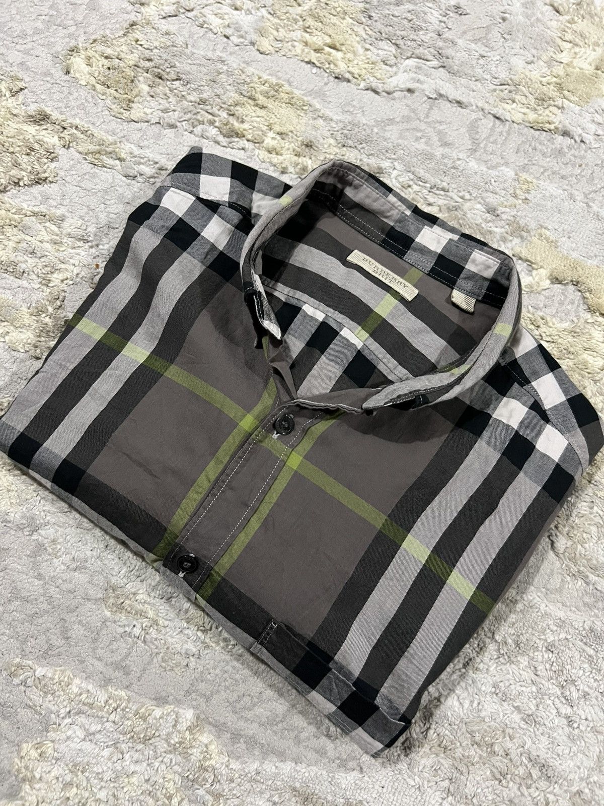 Burberry AUTHENTIC Burberry Brit Somerton Nova Checkered Oxford Shirt Size US L / EU 52-54 / 3 - 3 Thumbnail