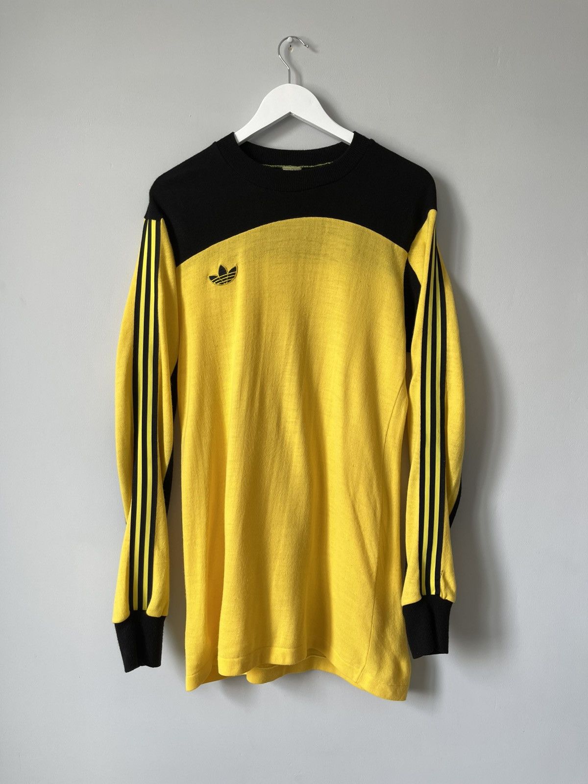 Adidas Vintage 80's Adidas Ventex Template Long Sleeve Jersey Shirt Size US M / EU 48-50 / 2 - 1 Thumbnail