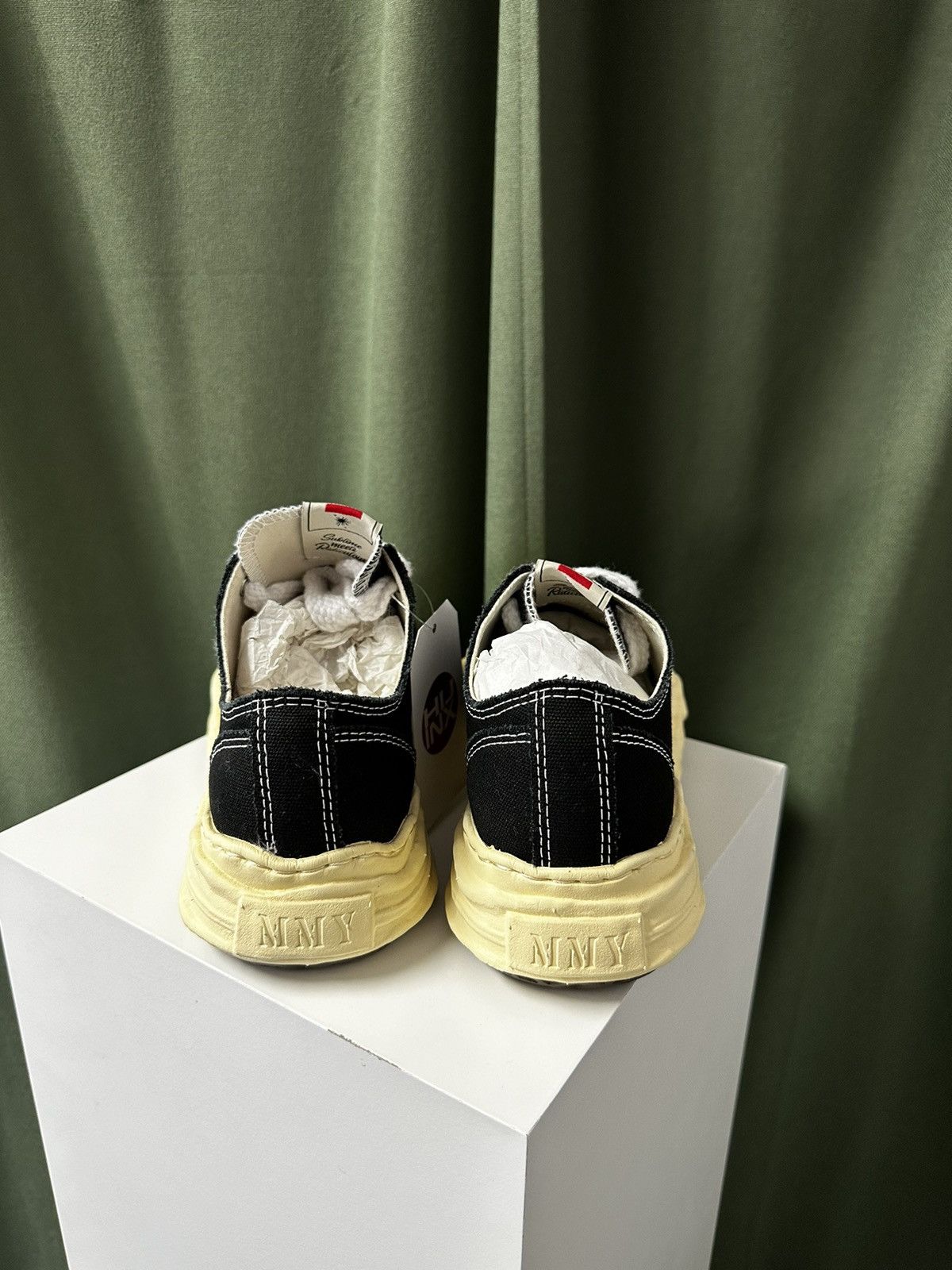 Maison MIHARA YASUHIRO MAISON MIHARA YASUHIRO "HANK VINTAGE SOLE CANVAS LOW" BLACK Size US 6.5 / EU 39-40 - 5 Thumbnail