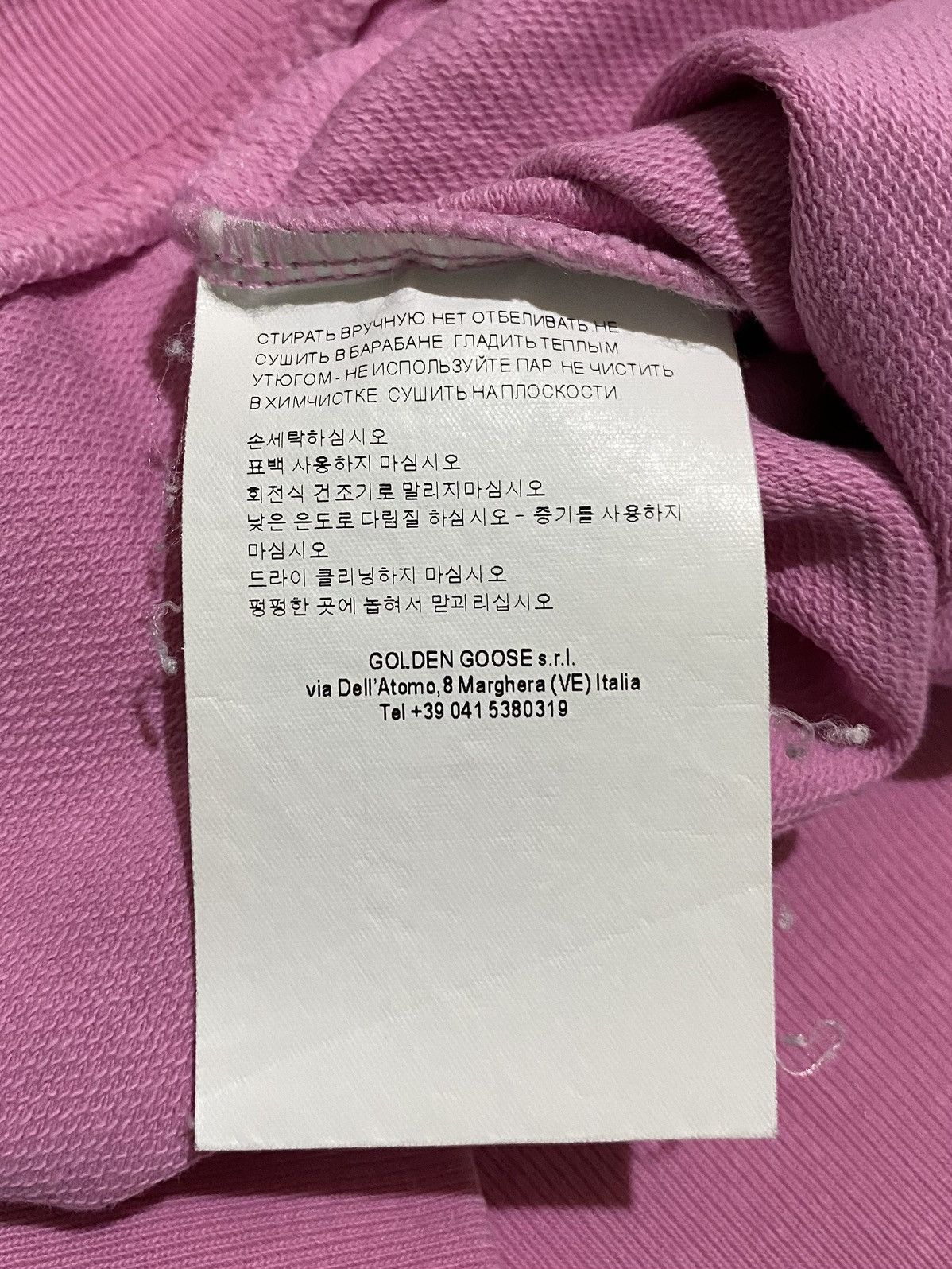 Golden Goose GOLDEN GOOSE DELUXE BRAND PINK SWEATSHIRT Size ONE SIZE - 4 Thumbnail