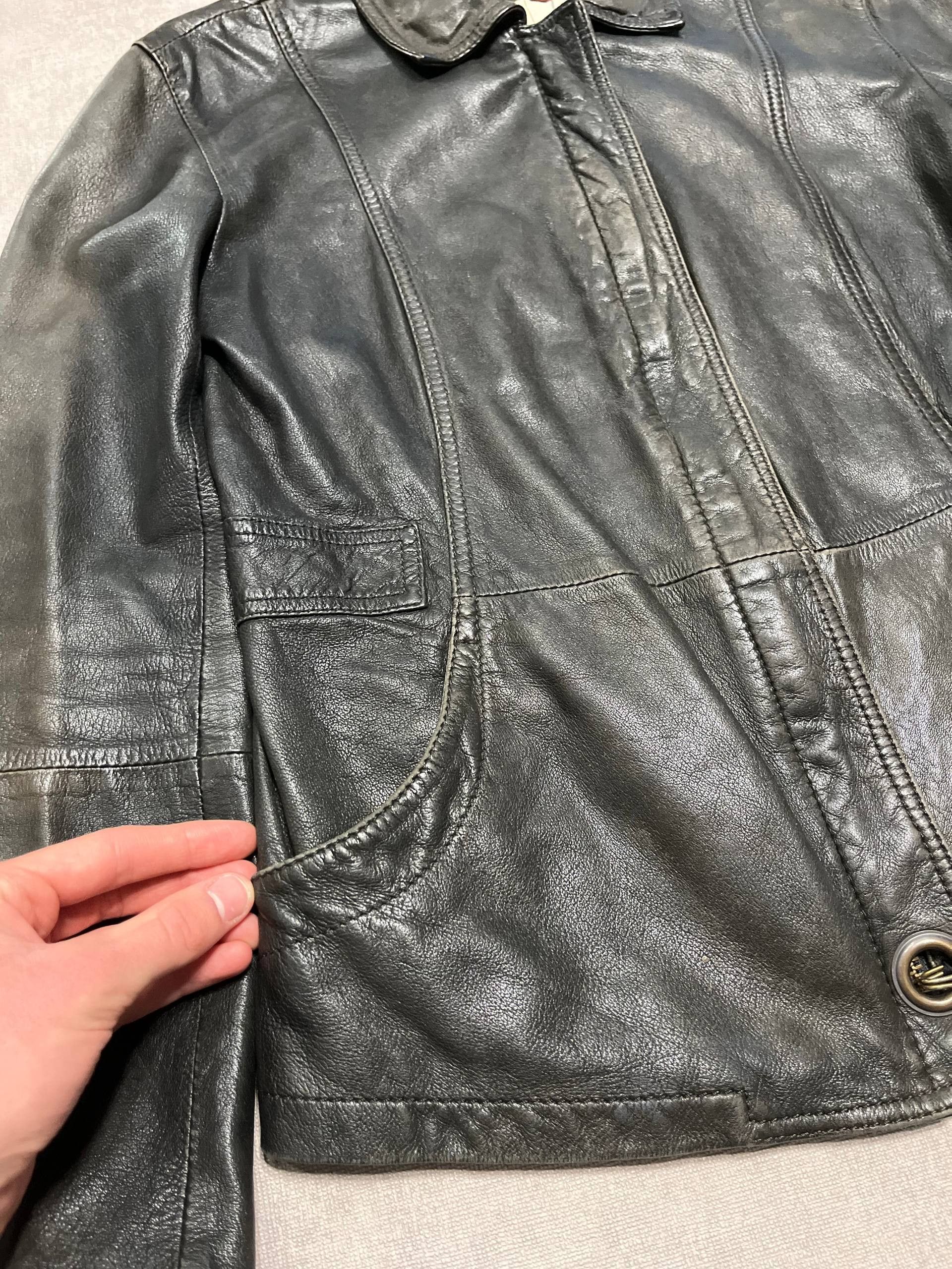 MAX&Co. Womens Max&Co. Real Leather Jacket Zip Vintage Size 42IT Size M / US 6-8 / IT 42-44 - 9 Thumbnail
