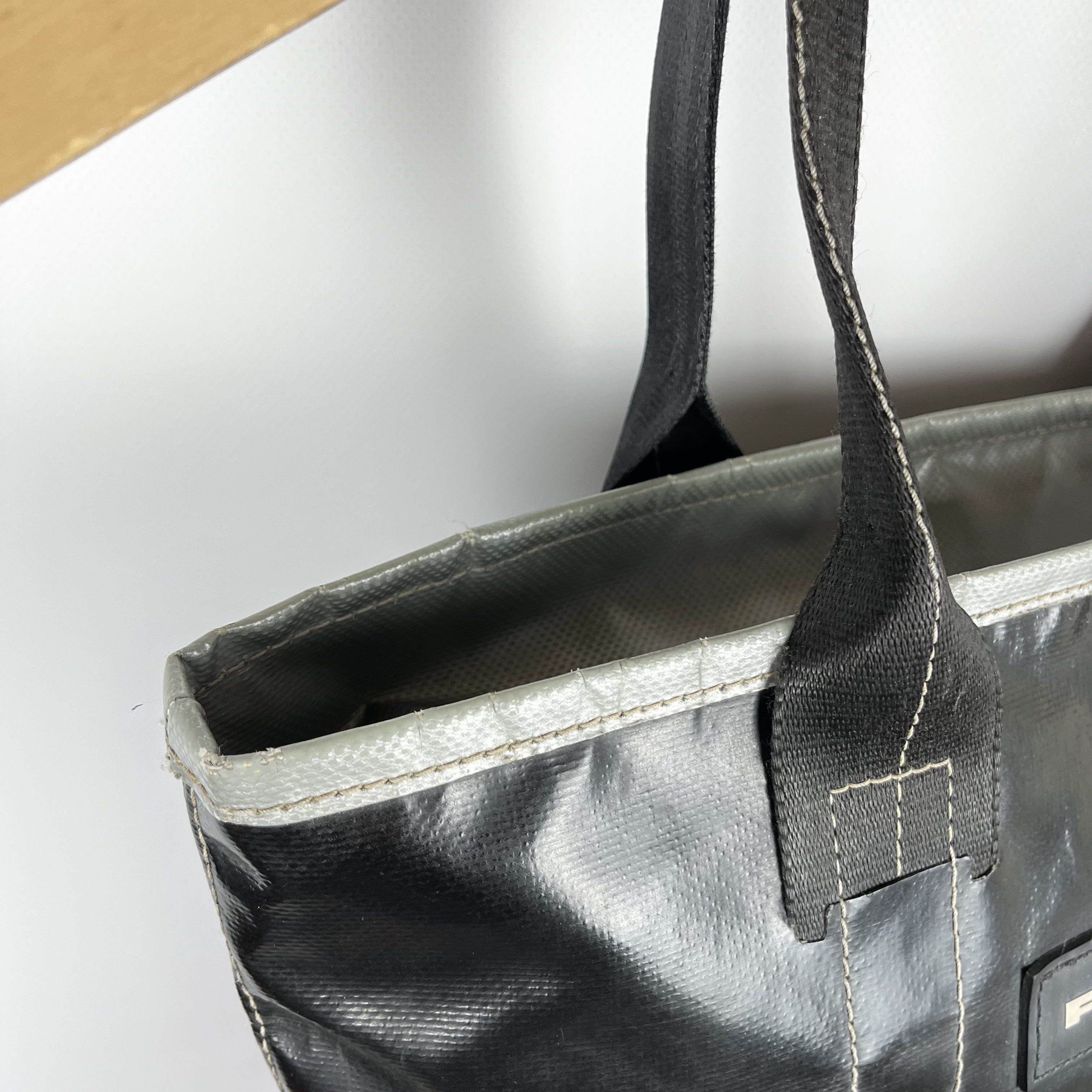 Freitag Freitag Recycled Shoulder Black Tote Bag Size ONE SIZE - 6 Thumbnail
