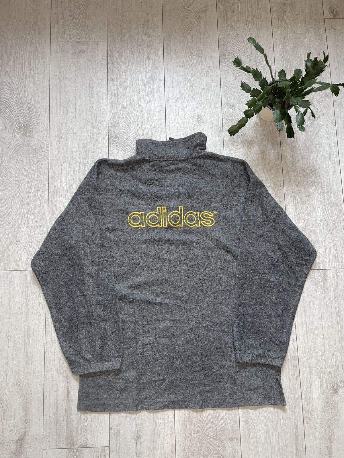 Adidas × Vintage 1/4 Fleece sweatshirt Adidas Vintage 90 s Size US XL / EU 56 / 4 - 6 Thumbnail