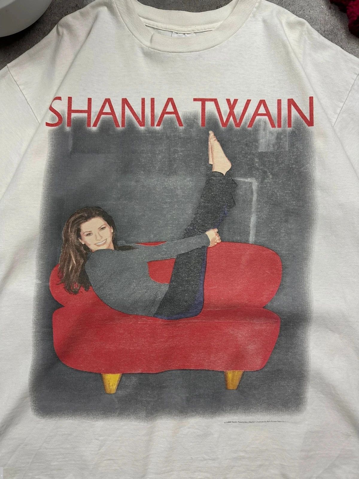 Band Tees × Vintage T-shirt tee shania twain world tour polygram USA 1998 Size US XL / EU 56 / 4 - 2 Thumbnail