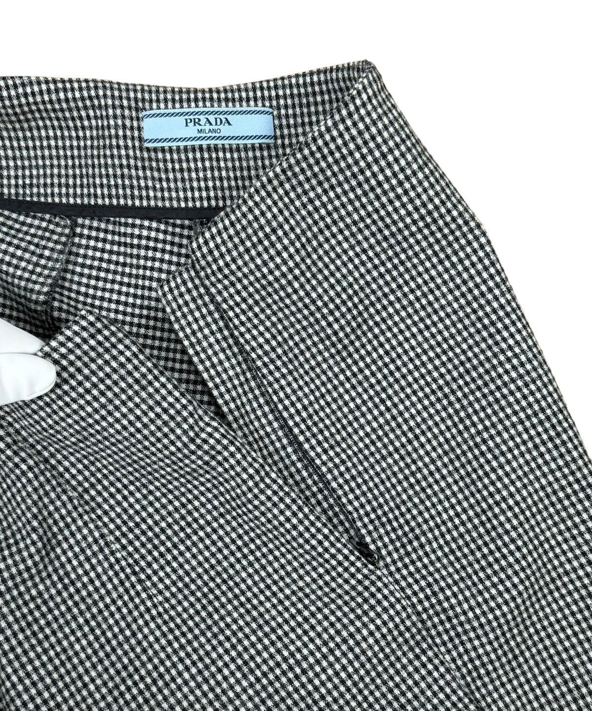 Prada Prada Wool Dress Pants Glen Check size 42 Size 28" / US 6 / IT 42 - 11 Thumbnail