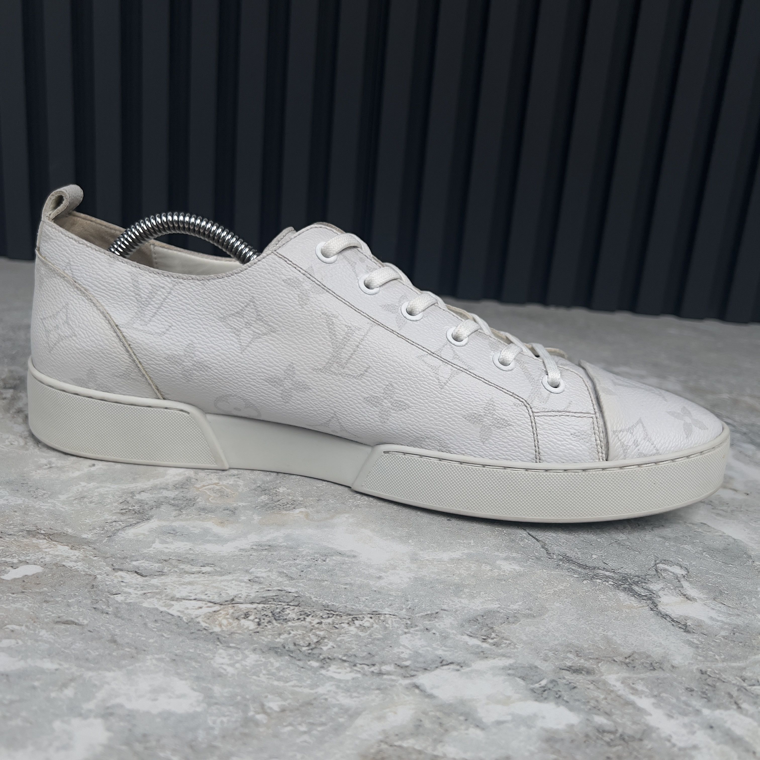 Louis Vuitton Louis Vuitton Match Up Sneaker LV Monogram Leather Size US 11 / EU 44 - 8 Thumbnail