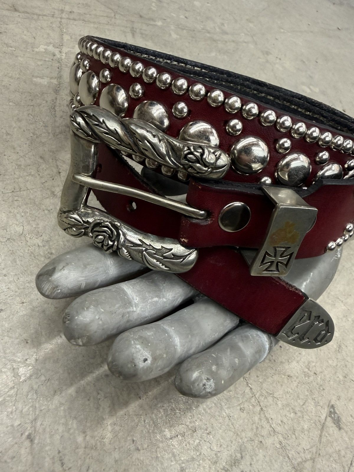 Enfants Riches Deprimes ENFANTS RICHES DEPRIMES GOODBYE JOHNNY LEATHER ERD BELT Size ONE SIZE - 1 Thumbnail