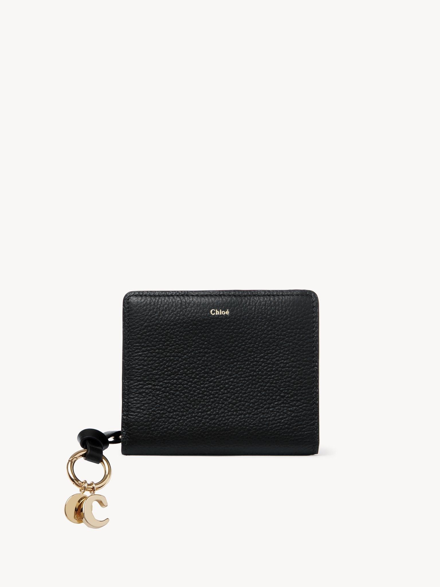 Chloe o1loc1c10226 Size: OS / Alphabet Compact Wallet in Black Size ONE SIZE - 1 Thumbnail