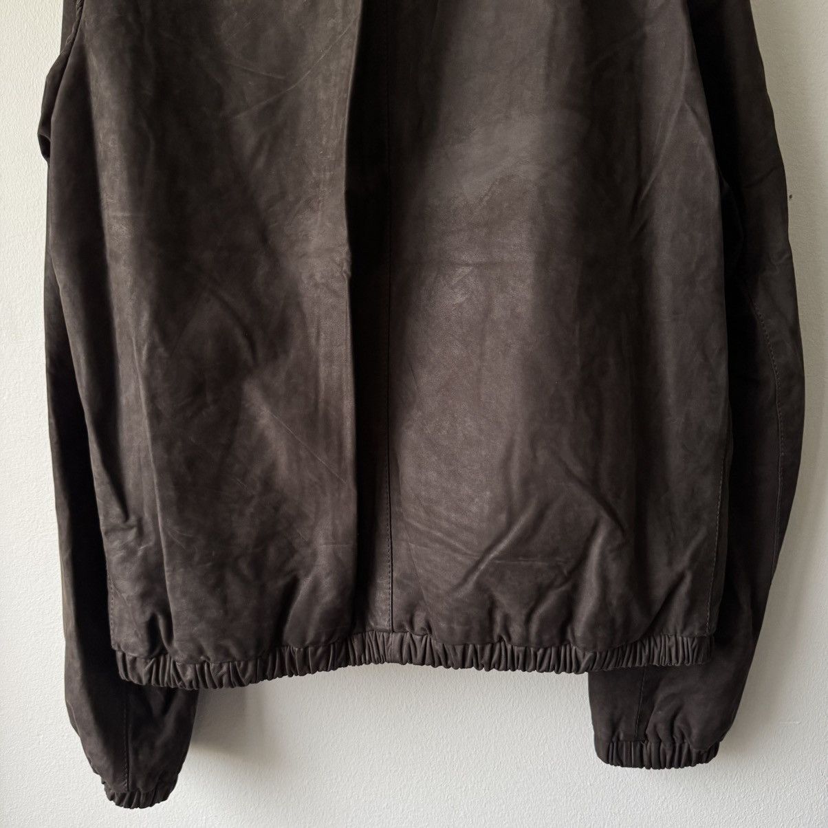 Prada Prada SS2007 Brown Nubuck Leather Bomber Jacket Size US M / EU 48-50 / 2 - 8 Thumbnail