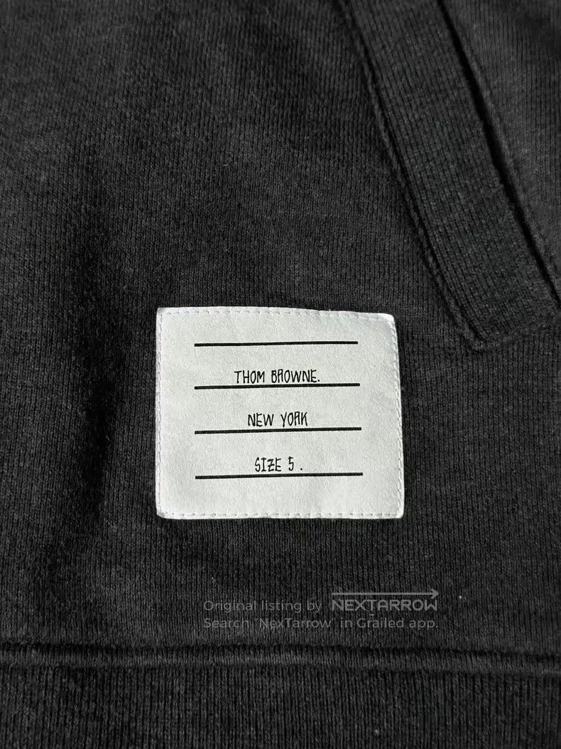 Thom Browne Thom Browne Charcoal Knit Jacket Size US XXL / EU 58 / 5 - 3 Thumbnail