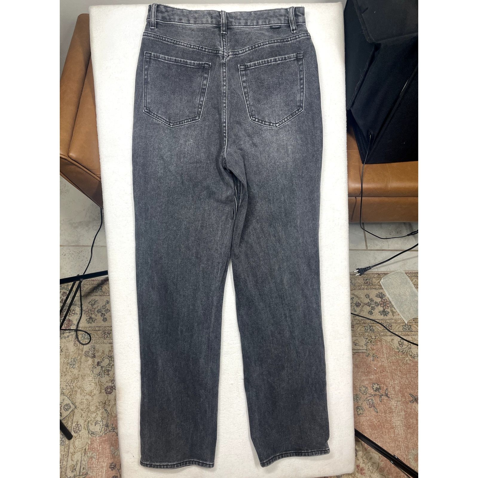 Pacsun Pacsun Women’s Size 29 Black Distressed Jeans | Relaxed Fit Size 29" - 8 Thumbnail