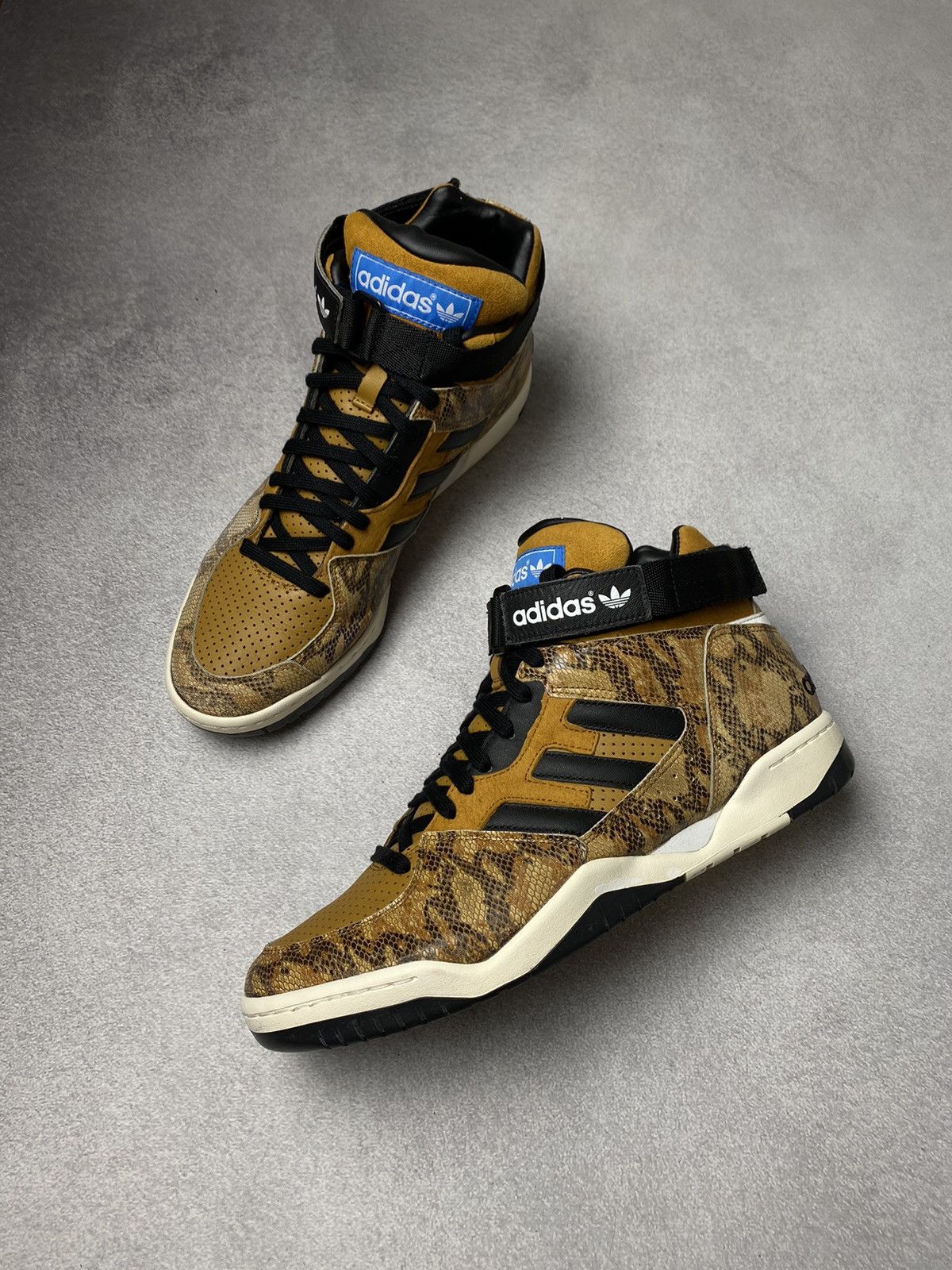 Jeremy Scott RARE Vintage Adidas Enforcer Mid Pellegrini Snakeskin Q34163 Size US 11.5 / EU 44-45 - 1 Thumbnail