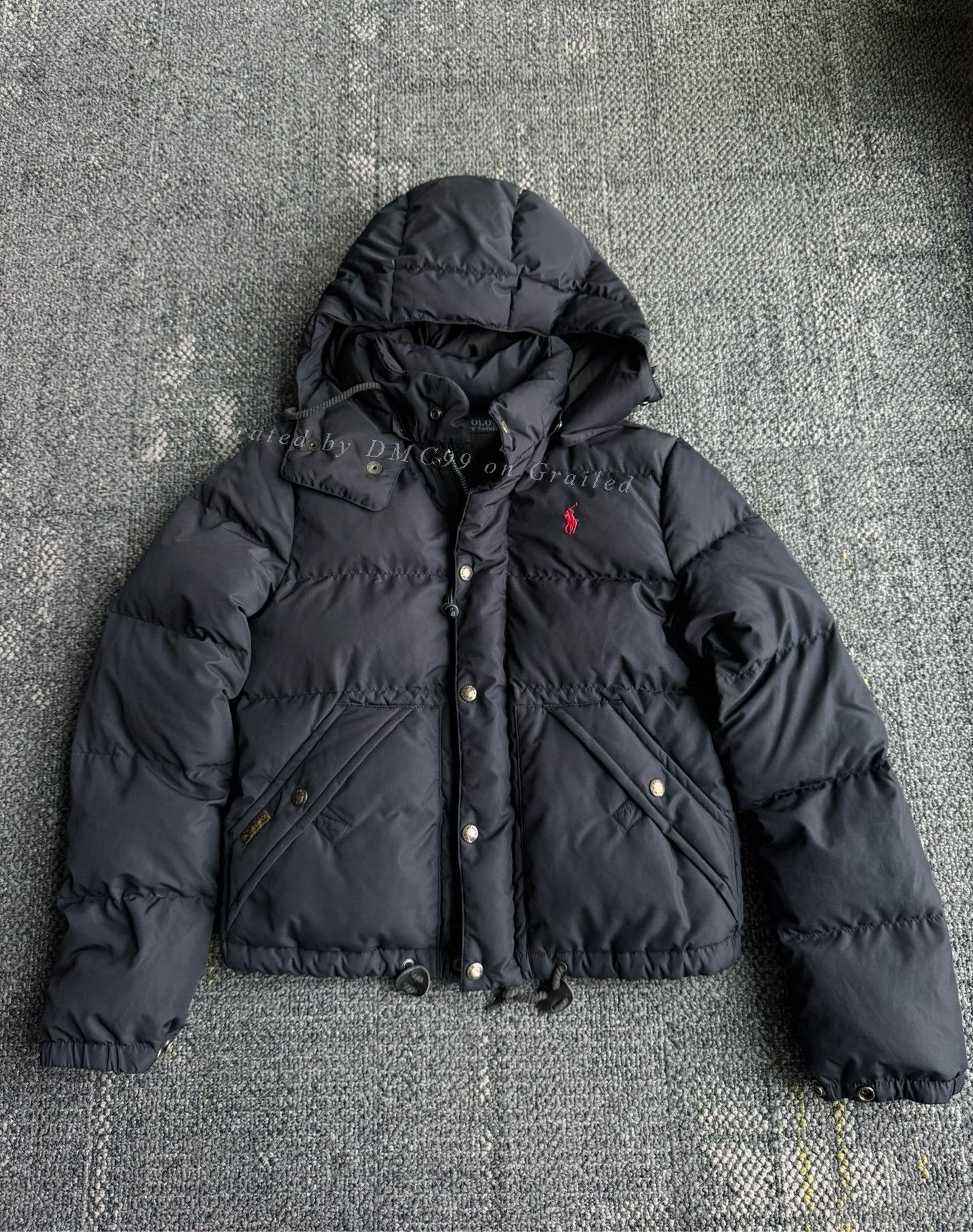Polo Ralph Lauren Ralph Lauren Polo Black Hooded Down Jacket Size S / US 4 / IT 40 - 1 Thumbnail