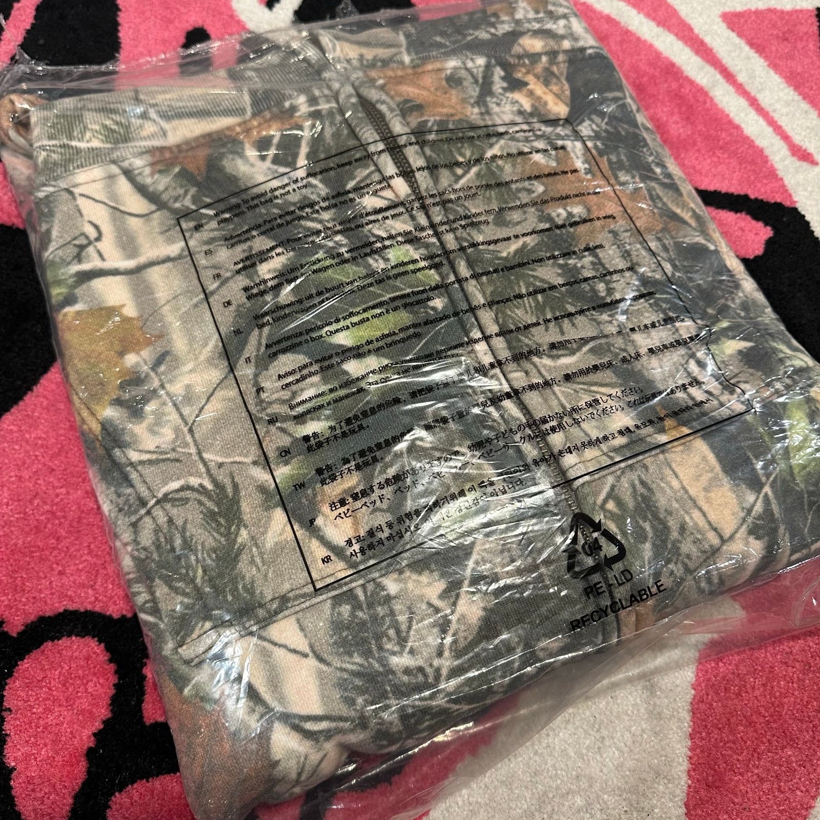 FTP Tree Camo Zip Up Hoodie - Size XL - Brand New in Bag