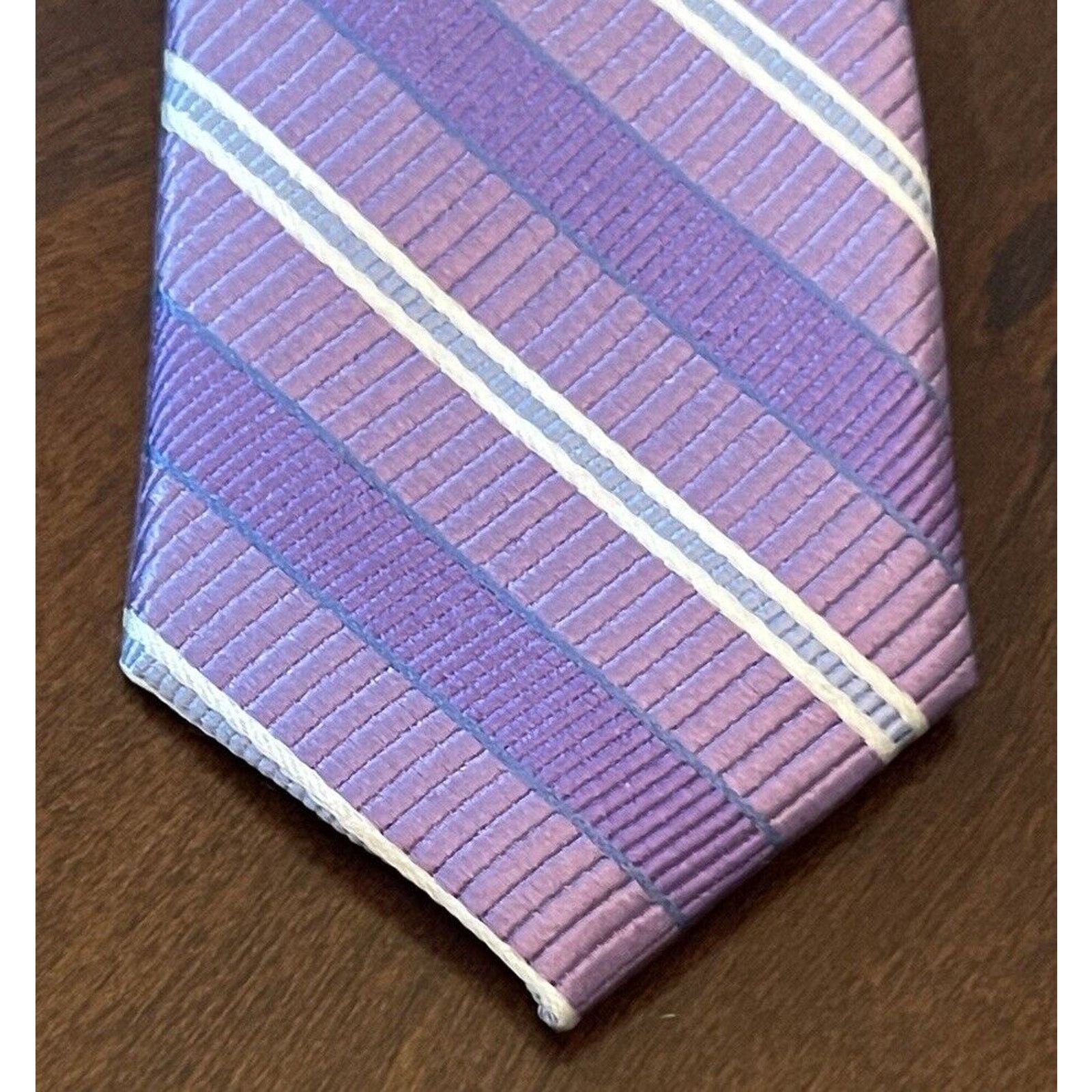 Other Rochester Purple Blue 100% Silk Made In China Long Size ONE SIZE - 6 Thumbnail