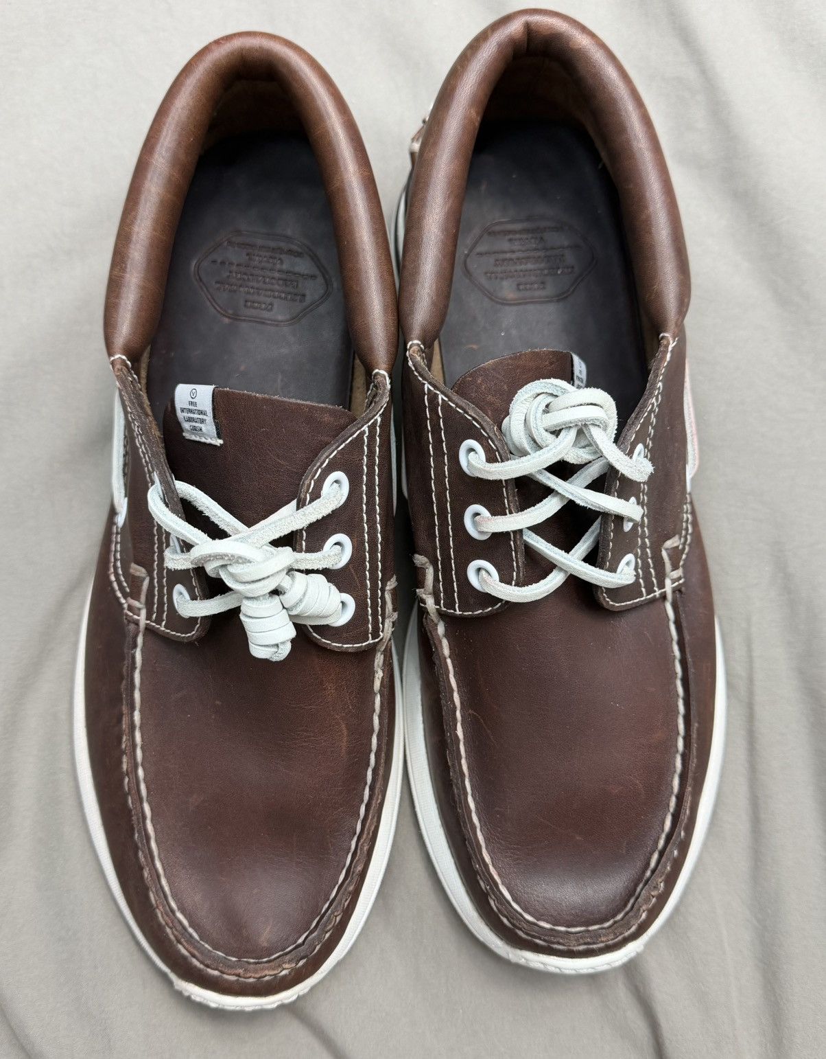 Visvim VISVIM Americana Deck Folk Leather Shoes size 9.5 Size US 9.5 / EU 42-43 - 2 Thumbnail