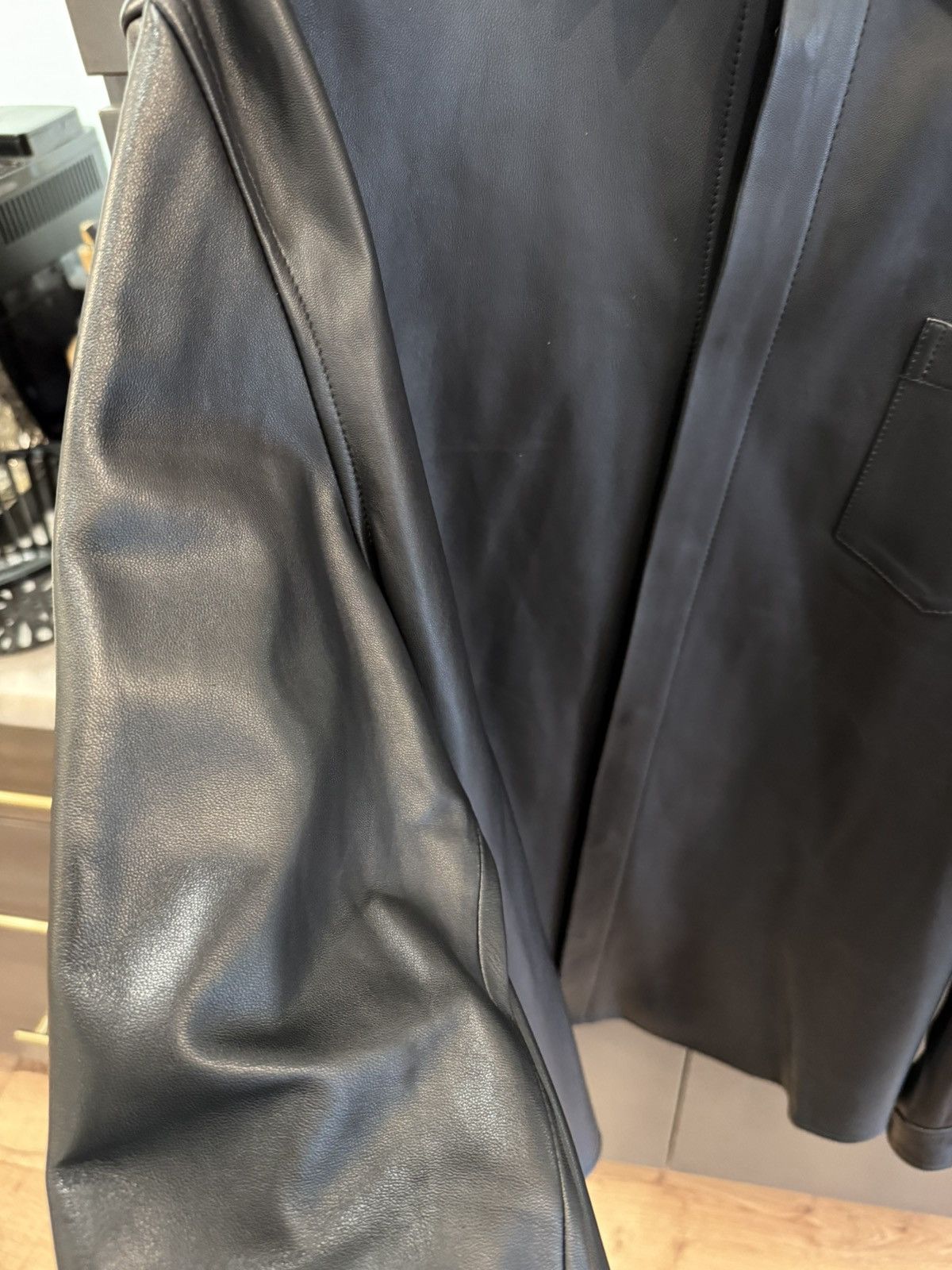 John Elliott John Elliott leather jacket shirt Size US XXL / EU 58 / 5 - 3 Thumbnail
