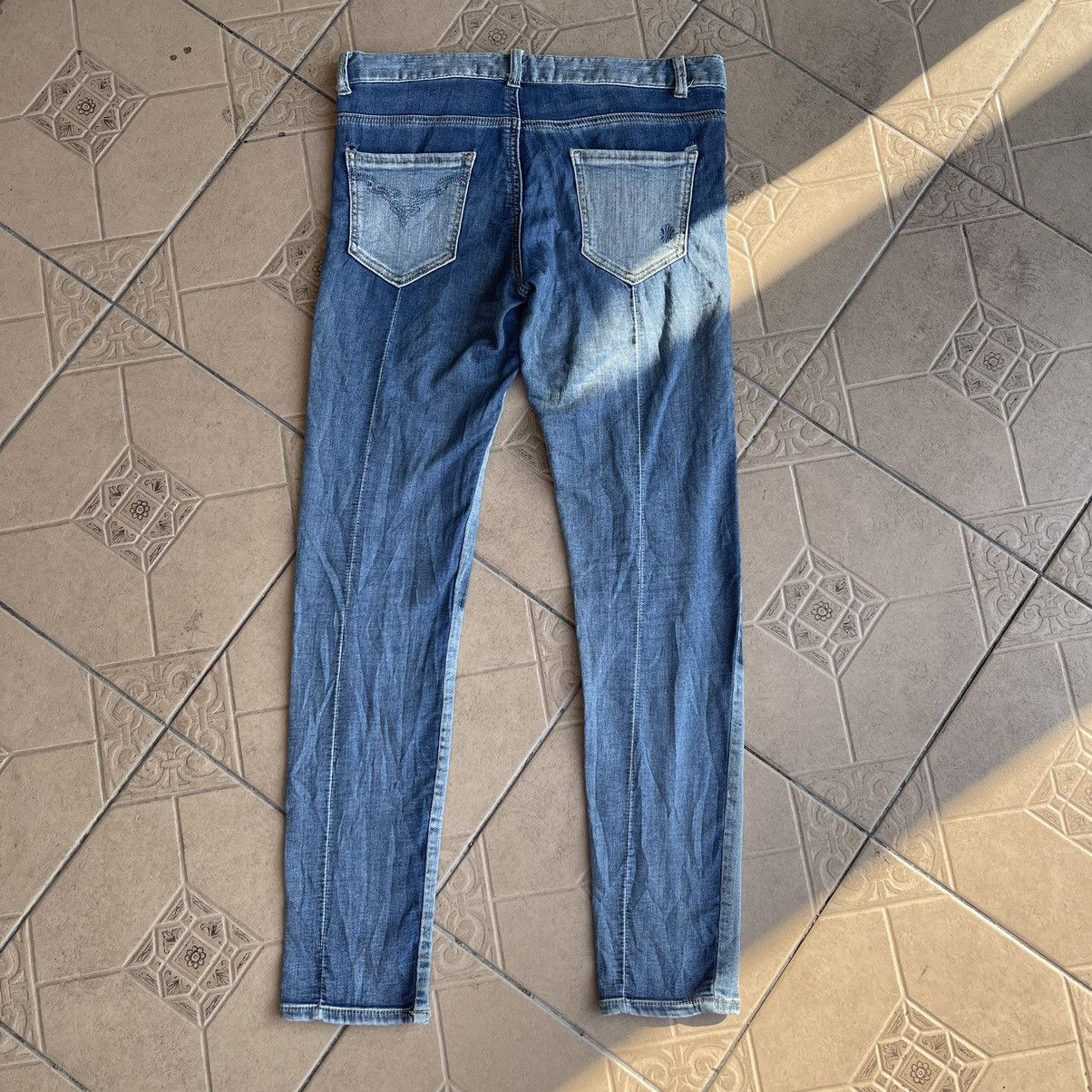 Designer × Japanese Brand Jeans Patchwork Cook Jeans Sim Fit Size 30’ Size 30" / US 8 / IT 44 - 8 Thumbnail