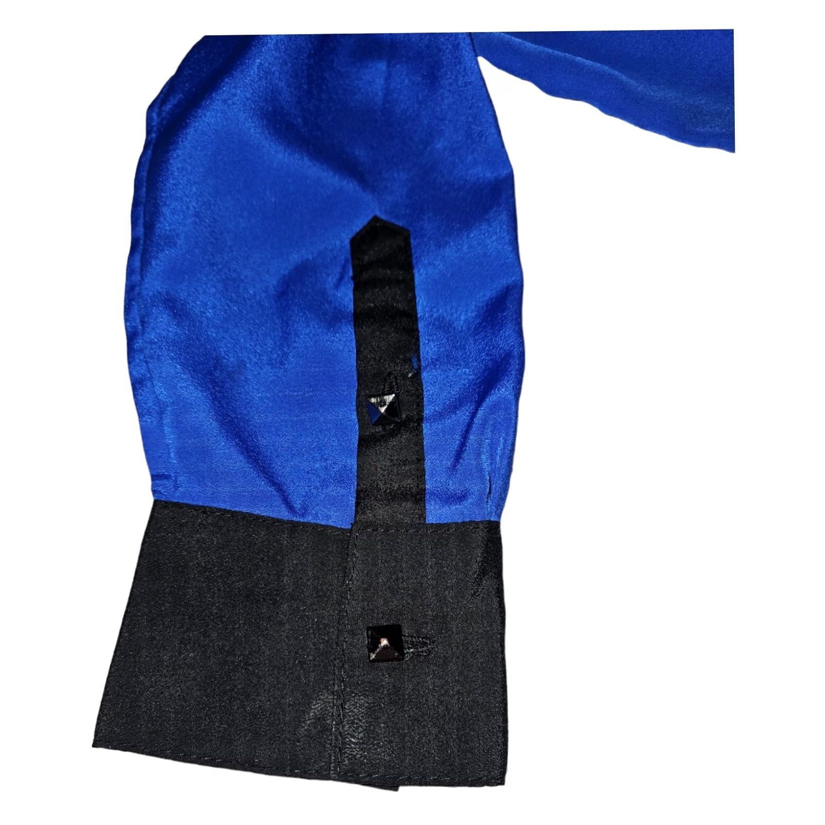 Vintage Rock & Republic Women's Medium Blue Button Up Shirt Long Sleeve Modern Blingy Size M / US 6-8 / IT 42-44 - 5 Thumbnail