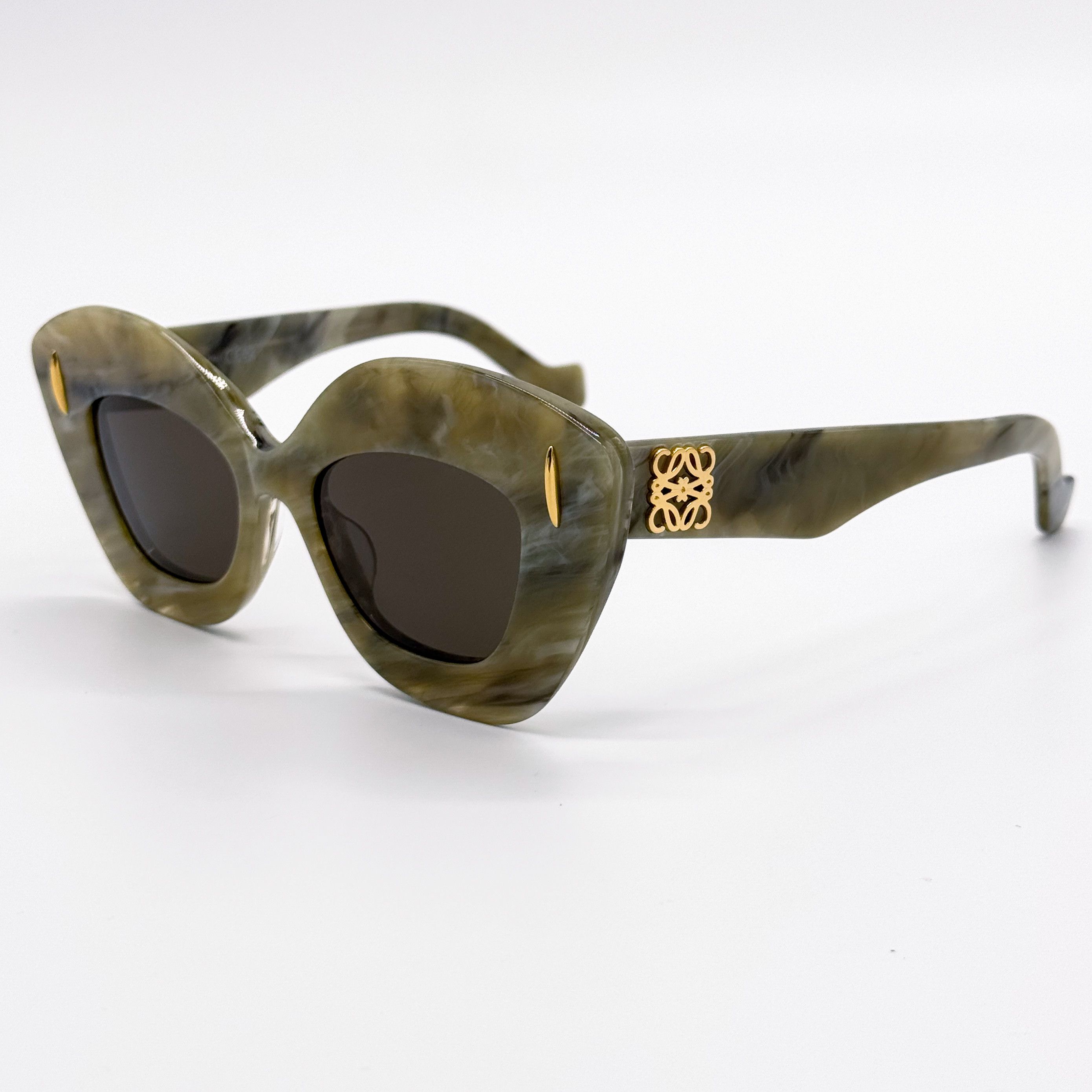 Loewe NEW LOEWE LW40127I 60E GREEN CAT EYE WOMEN SUNGLASSES LOEWE Size ONE SIZE - 7 Thumbnail