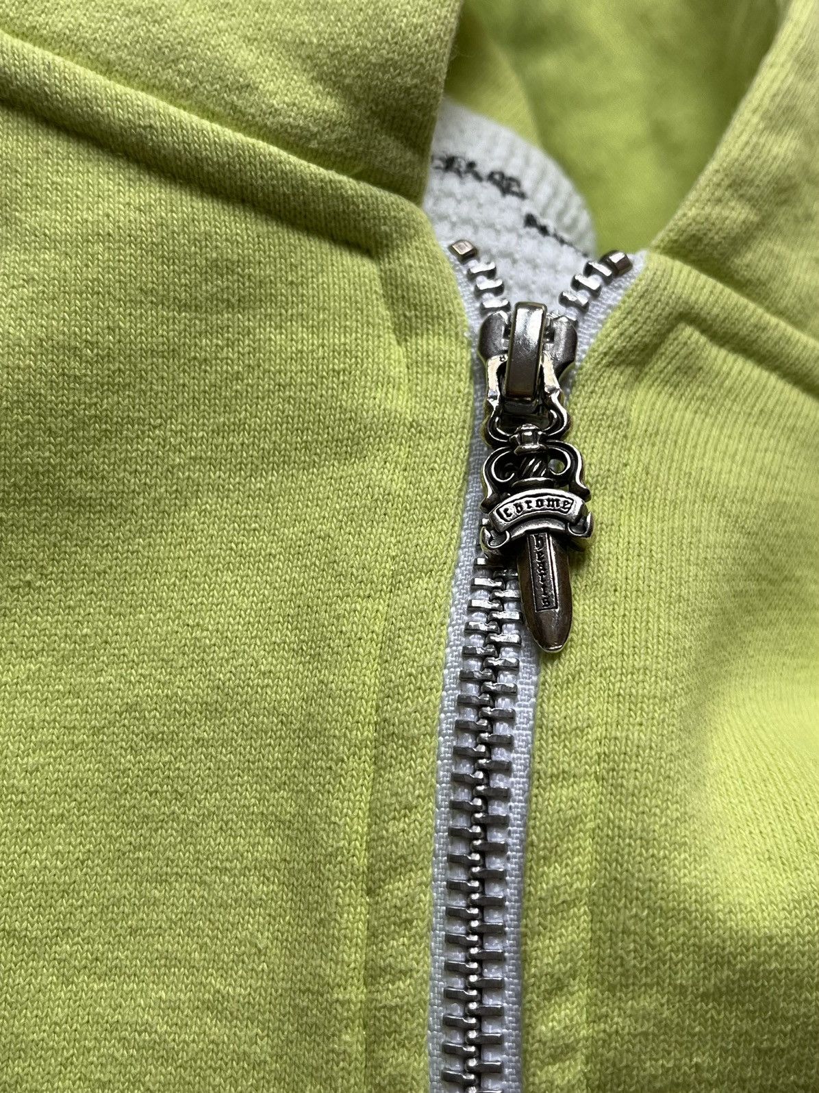Chrome Hearts Matty Boy Link Thermal Lined Zip-Up Hoodie