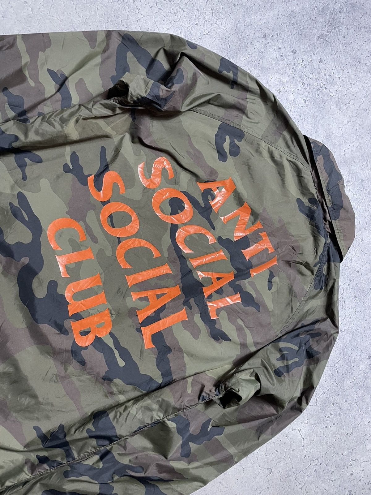 Anti Social Social Club Nylon Overshot Jacket ASSC Anti Social Social Club Camo Y2K Size US M / EU 48-50 / 2 - 8 Thumbnail