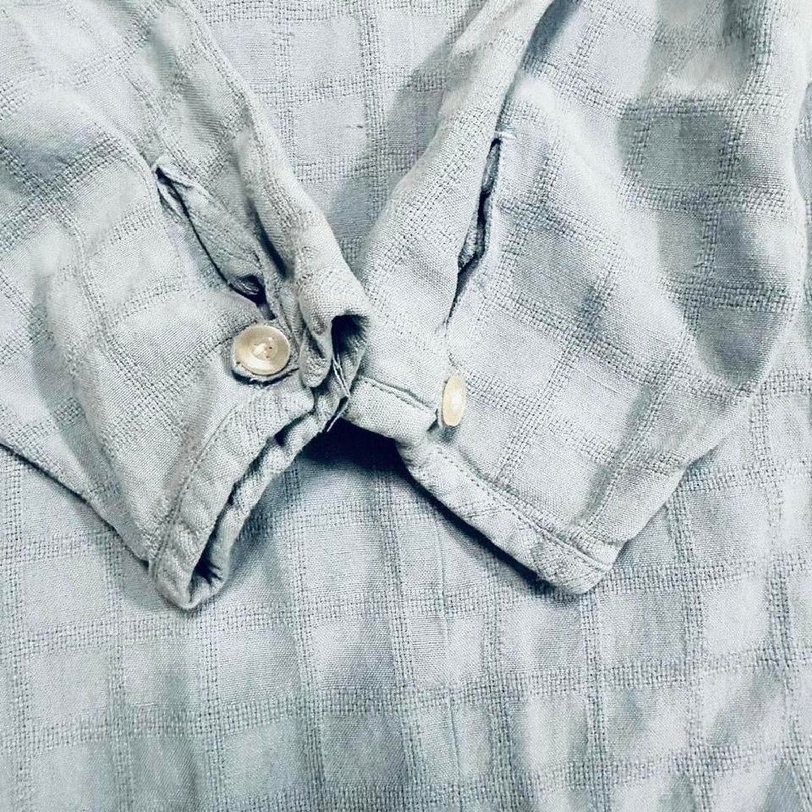 Liz Claiborne Silk linen collared long sleeve polo men small Size US S / EU 44-46 / 1 - 6 Thumbnail