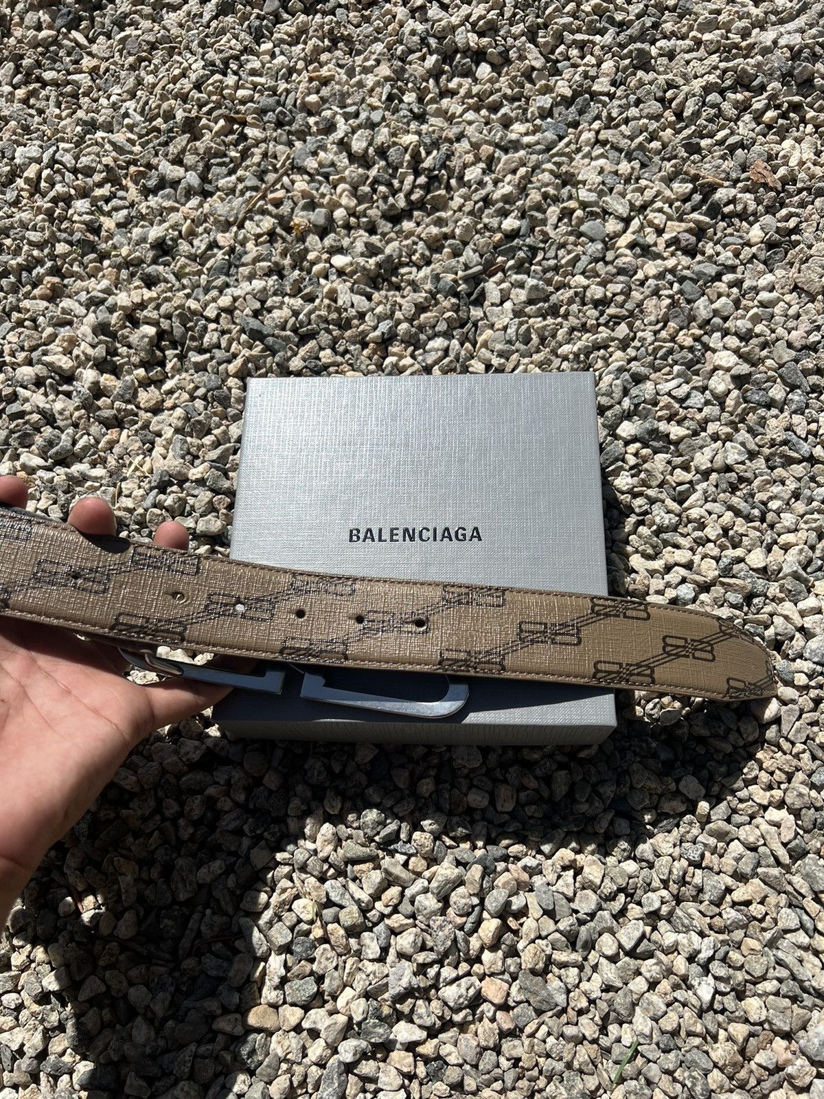Balenciaga BB Balenciaga Belt Size 34 - 3 Thumbnail