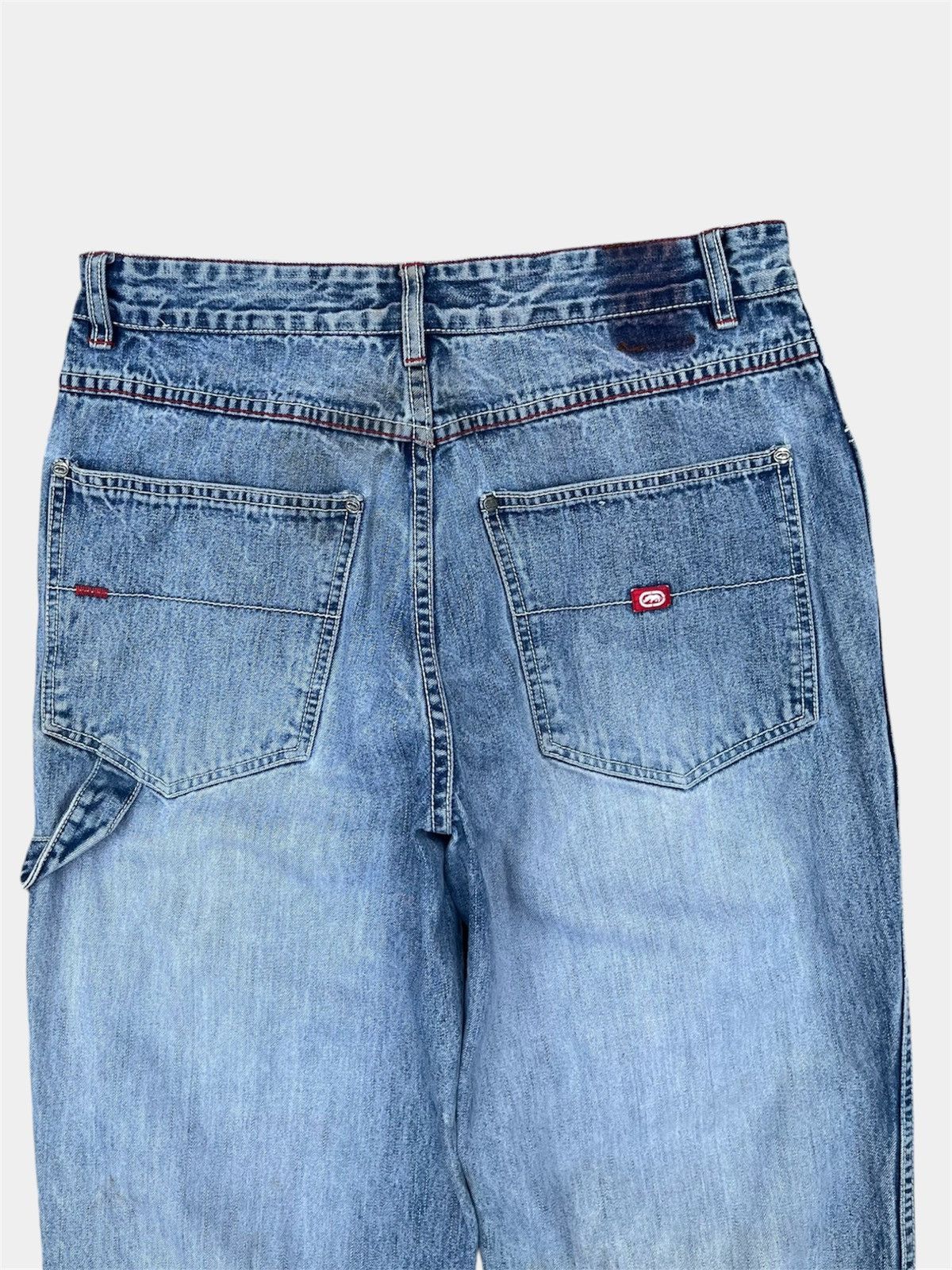 Ecko Unltd. Y2K Ecko Unltd Denim Foundry Carpenter‎ Baggy Jeans Size US 32 / EU 48 - 5 Thumbnail