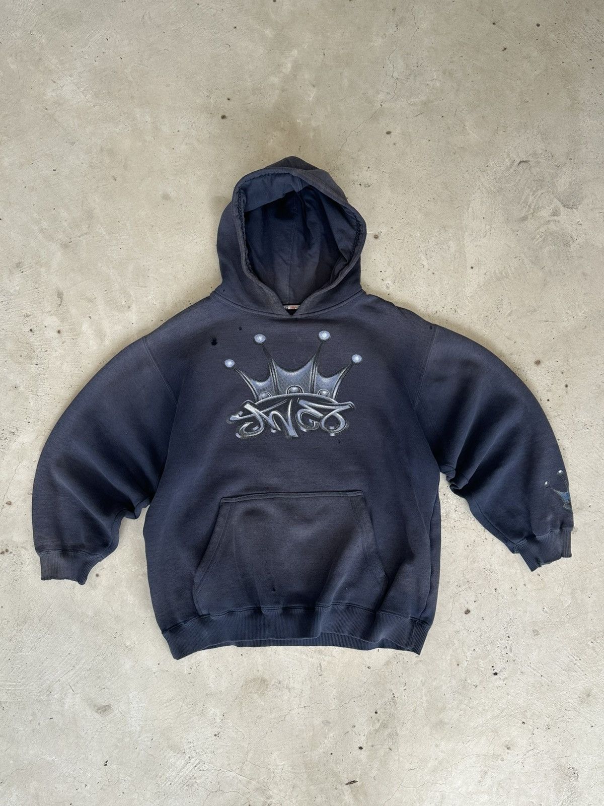 JNCO Y2K JNCO JEANS Logo Navy Color drop Blue Size US L / EU 52-54 / 3 - 2 Thumbnail