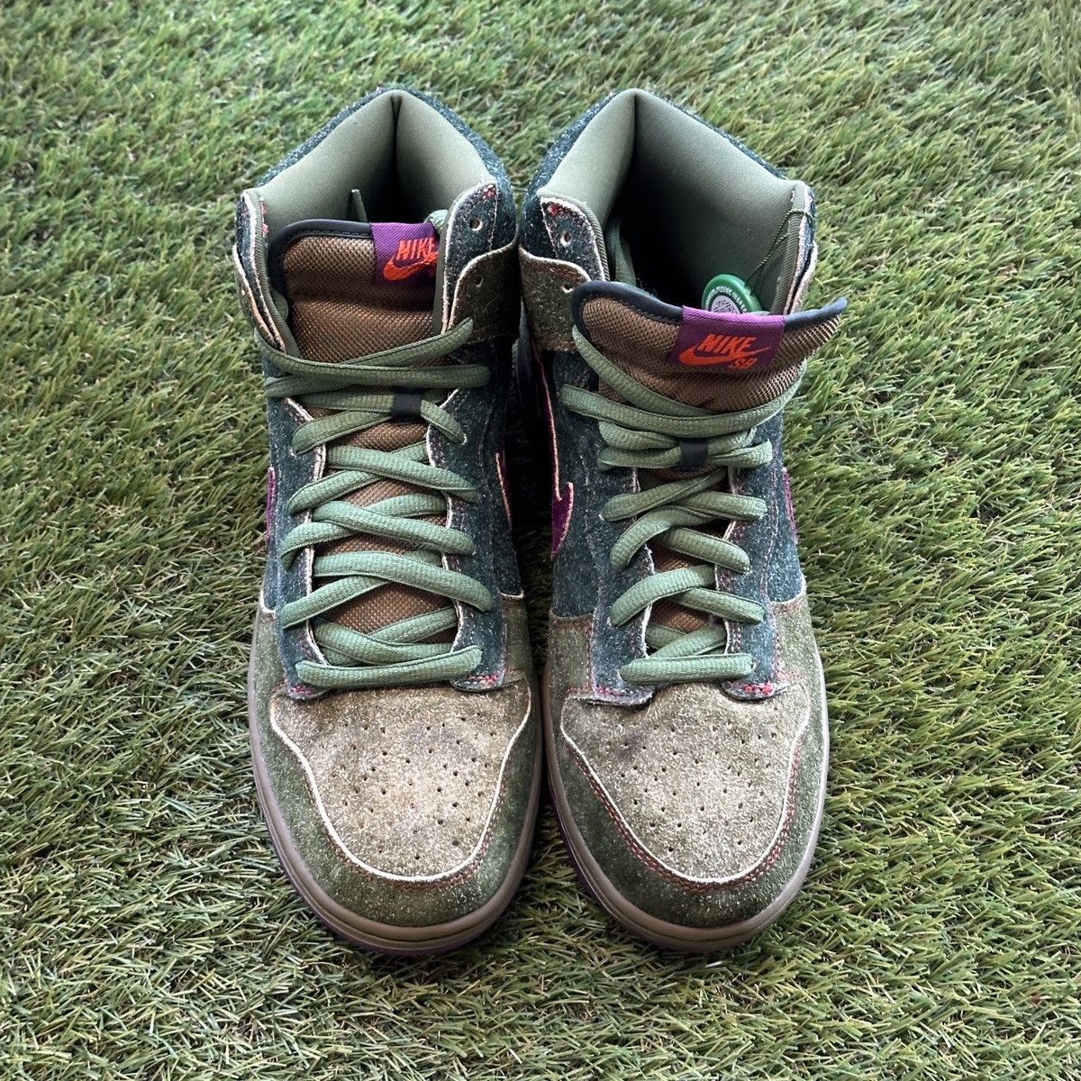 Nike Nike SB Dunk High Premium 420 Skunk 313171 300 - Size 11.5 Size US 11.5 / EU 44-45 - 12 Thumbnail