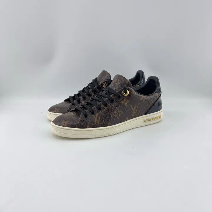 Louis Vuitton Louis Vuitton Frontrow Monogram Leather Sneakers -2508 Size US 6 / IT 36 - 1 Thumbnail