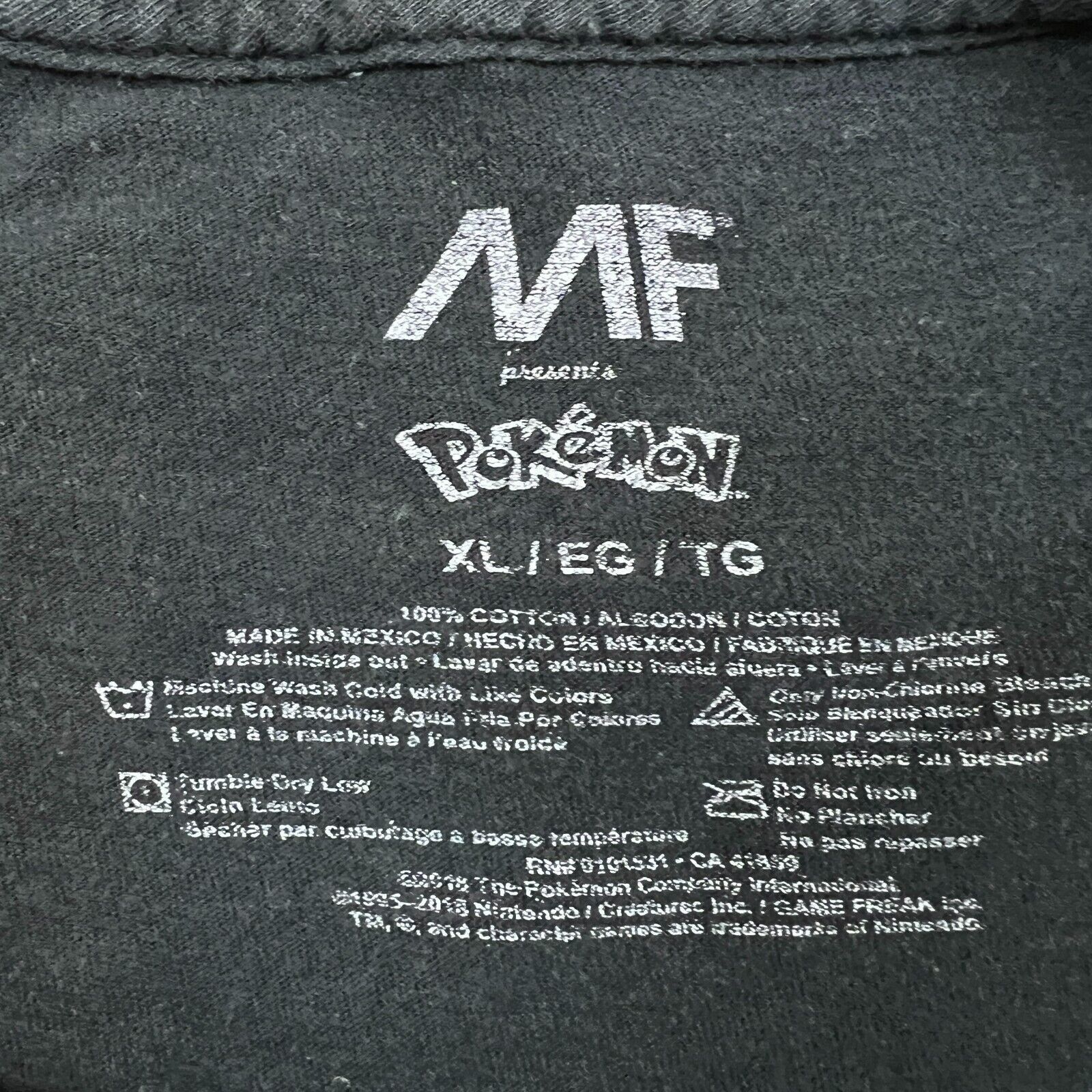 Anime × Pokemon × Vintage 2018 Pokemon T Shirt Eevee Evolutions Short Sleeve Anime Tee Size US M / EU 48-50 / 2 - 6 Thumbnail