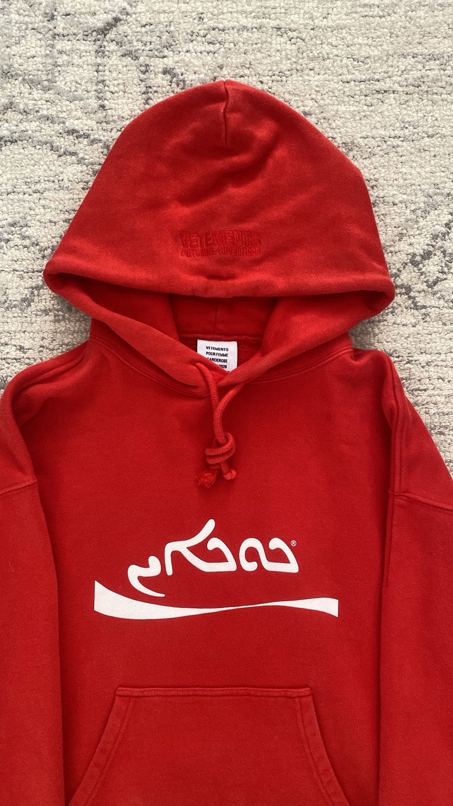 Vetements Vetements Coke Sample Hoodie Size US S / EU 44-46 / 1 - 2 Thumbnail