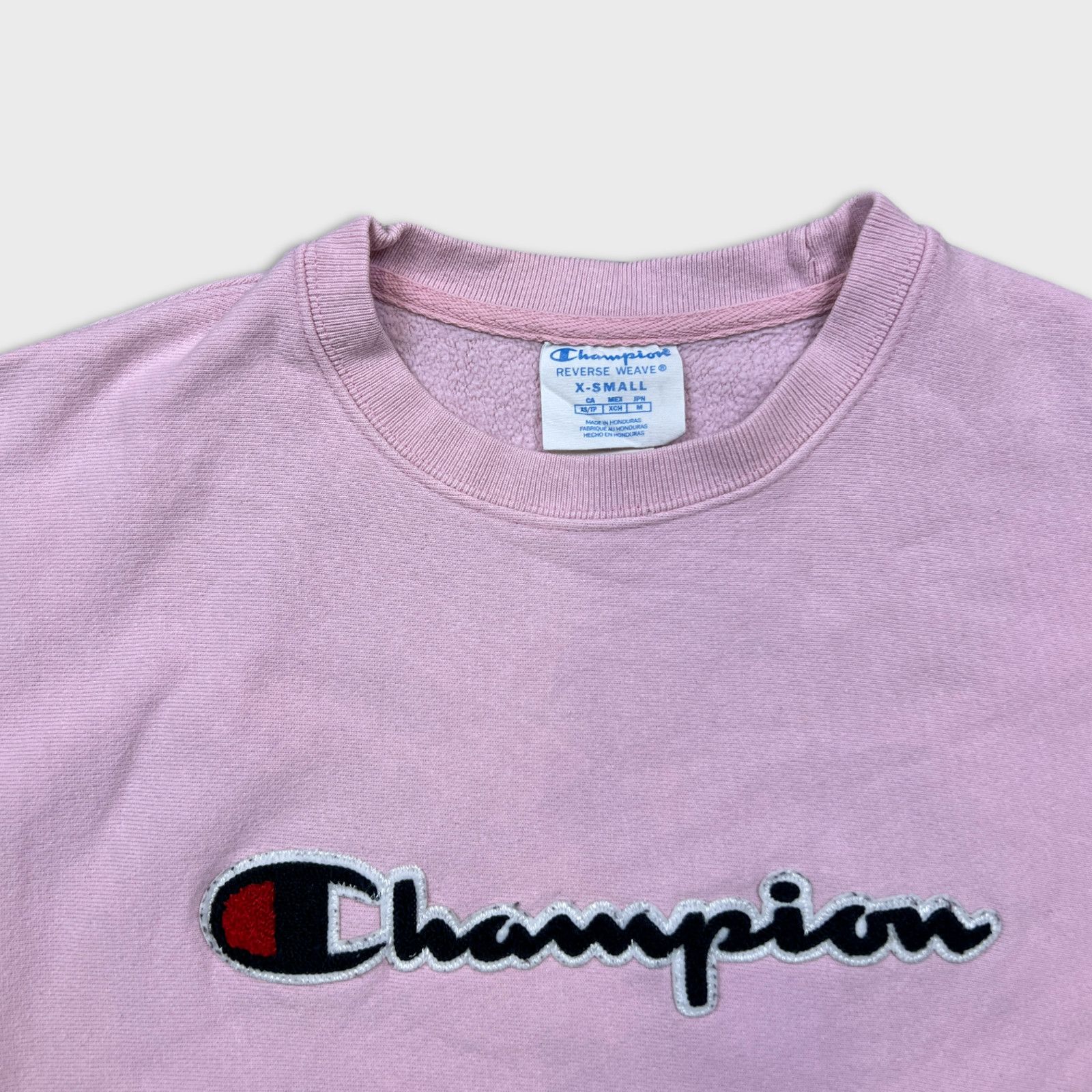 Champion × Vintage Champion Sweatshirt XS Reverse Weave Script C Logo Crewneck Size XS / US 0-2 / IT 36-38 - 2 Thumbnail