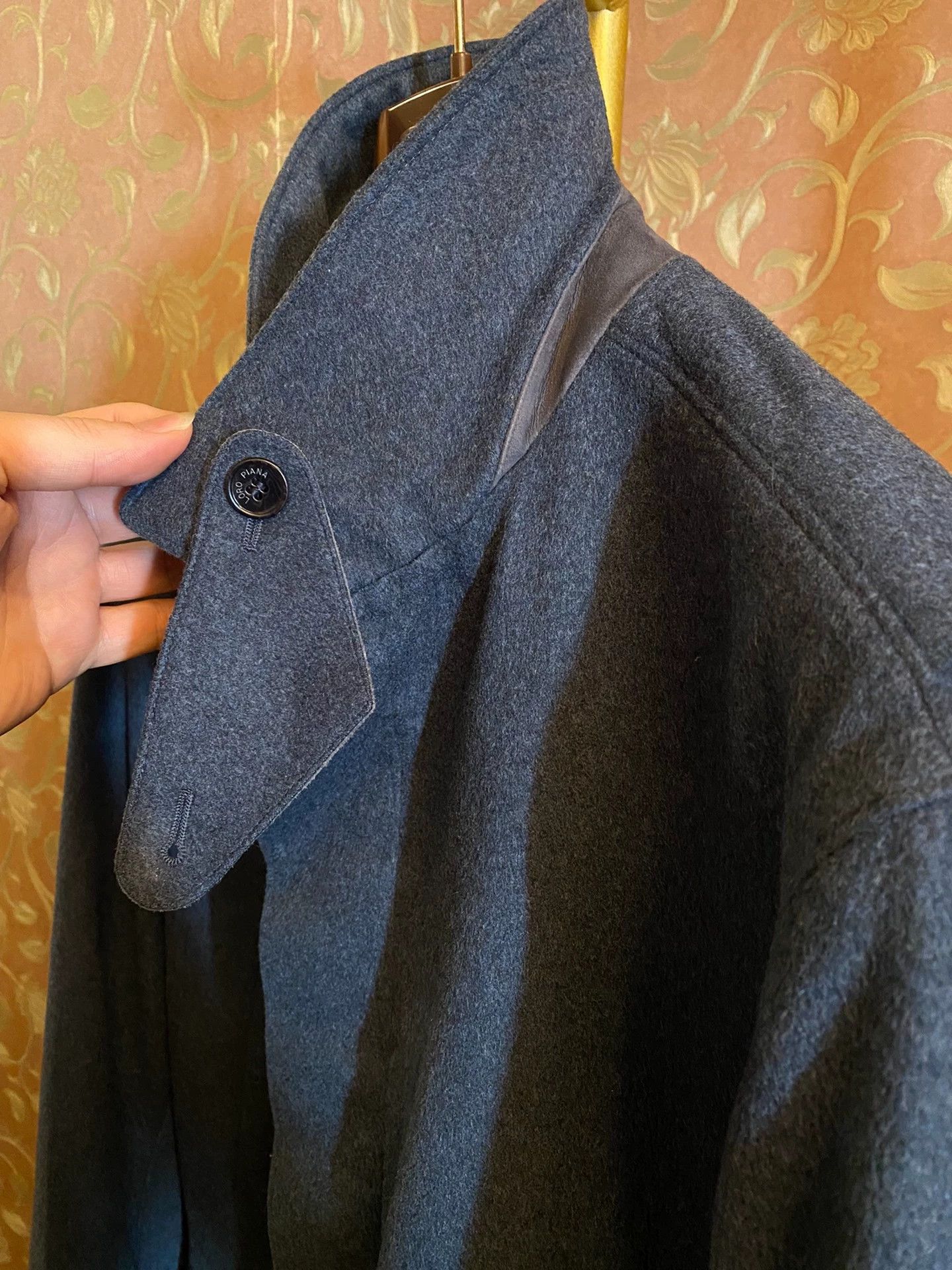 Loro Piana Men's LORO PIANA Baby Cashmere Storm System® Coat Size US L / EU 52-54 / 3 - 3 Thumbnail