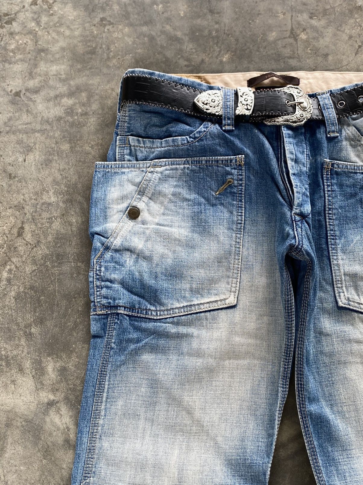 Japanese Brand × Jean × Sassafras Blue Way Japan Gardener Jeans Sassafras Inspire 🇯🇵 Size US 33 - 3 Thumbnail