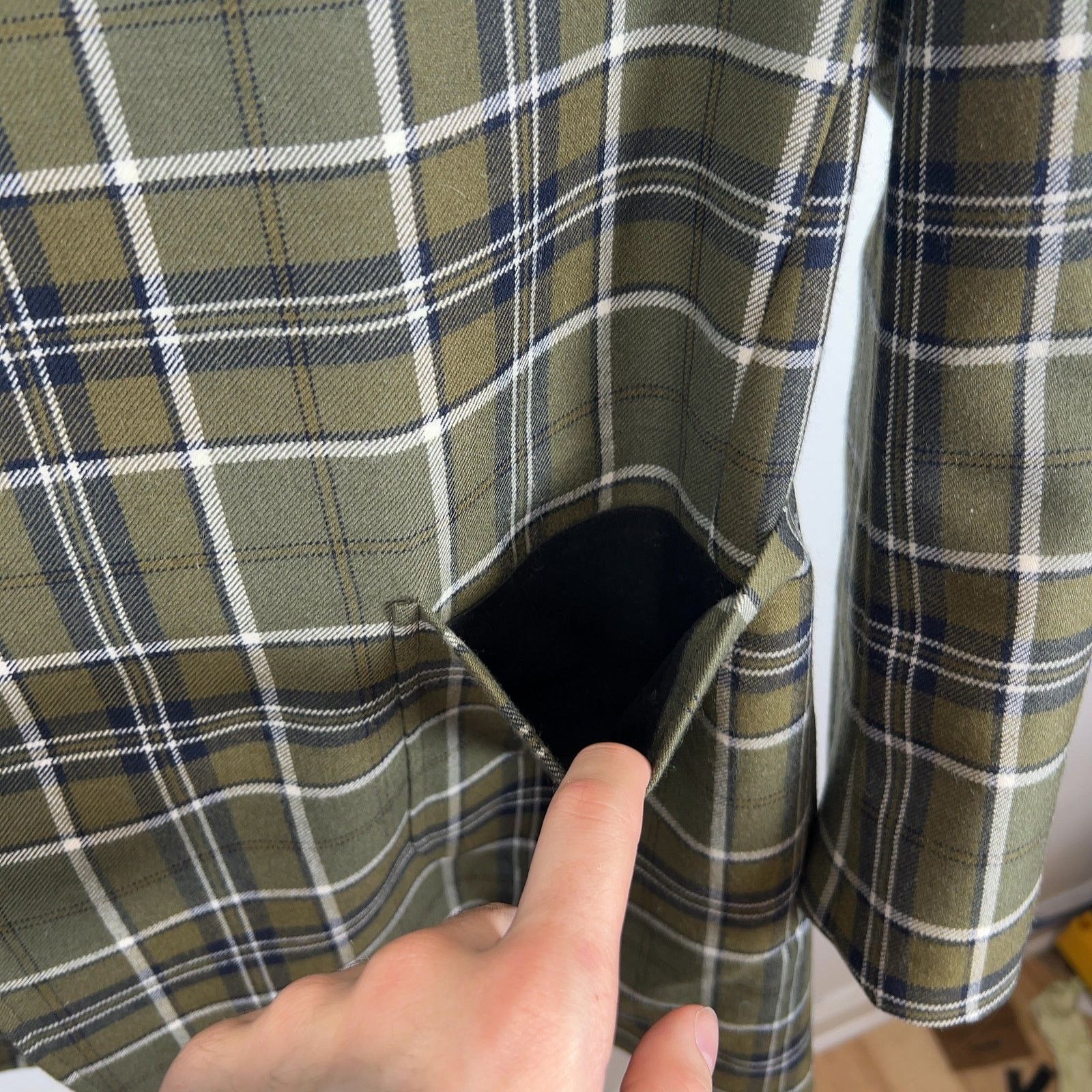 Thom Browne Thom Browne Multi-Pocket Plaid Peacoat Size US M / EU 48-50 / 2 - 5 Thumbnail