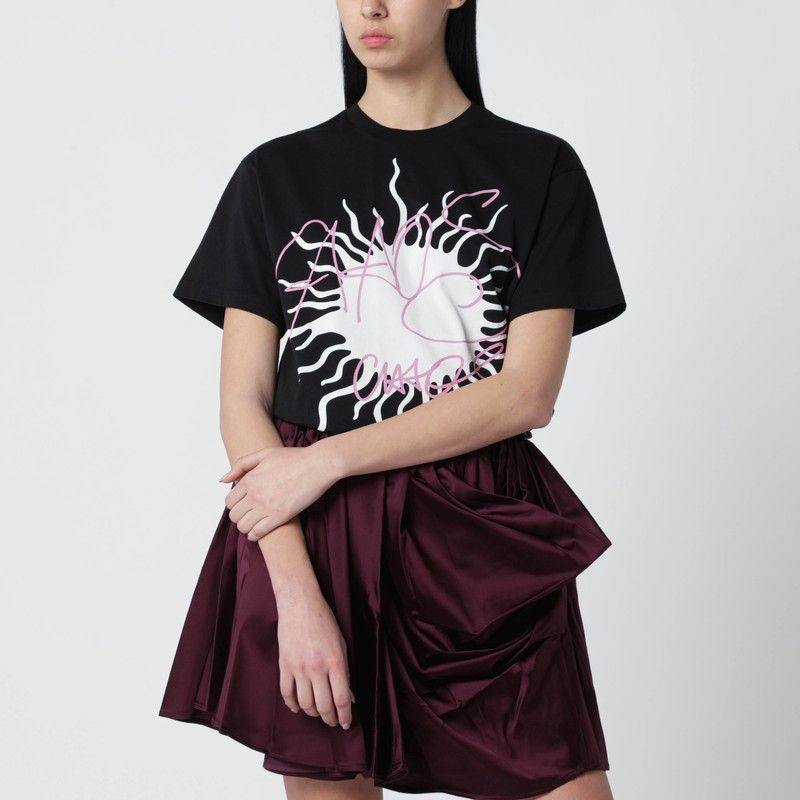 Vivienne Westwood Vivienne Westwood Black T-Shirt With Logo Print Size M / US 6-8 / IT 42-44 - 1 Thumbnail