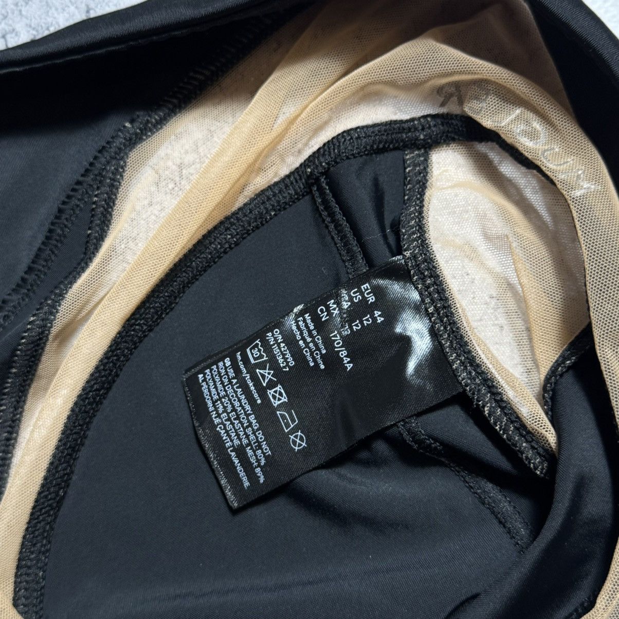 H&M × Mugler Rare Mugler H&M Mesh Panel Stirrup Leggings Size 34" / US 12 / IT 48 - 9 Thumbnail