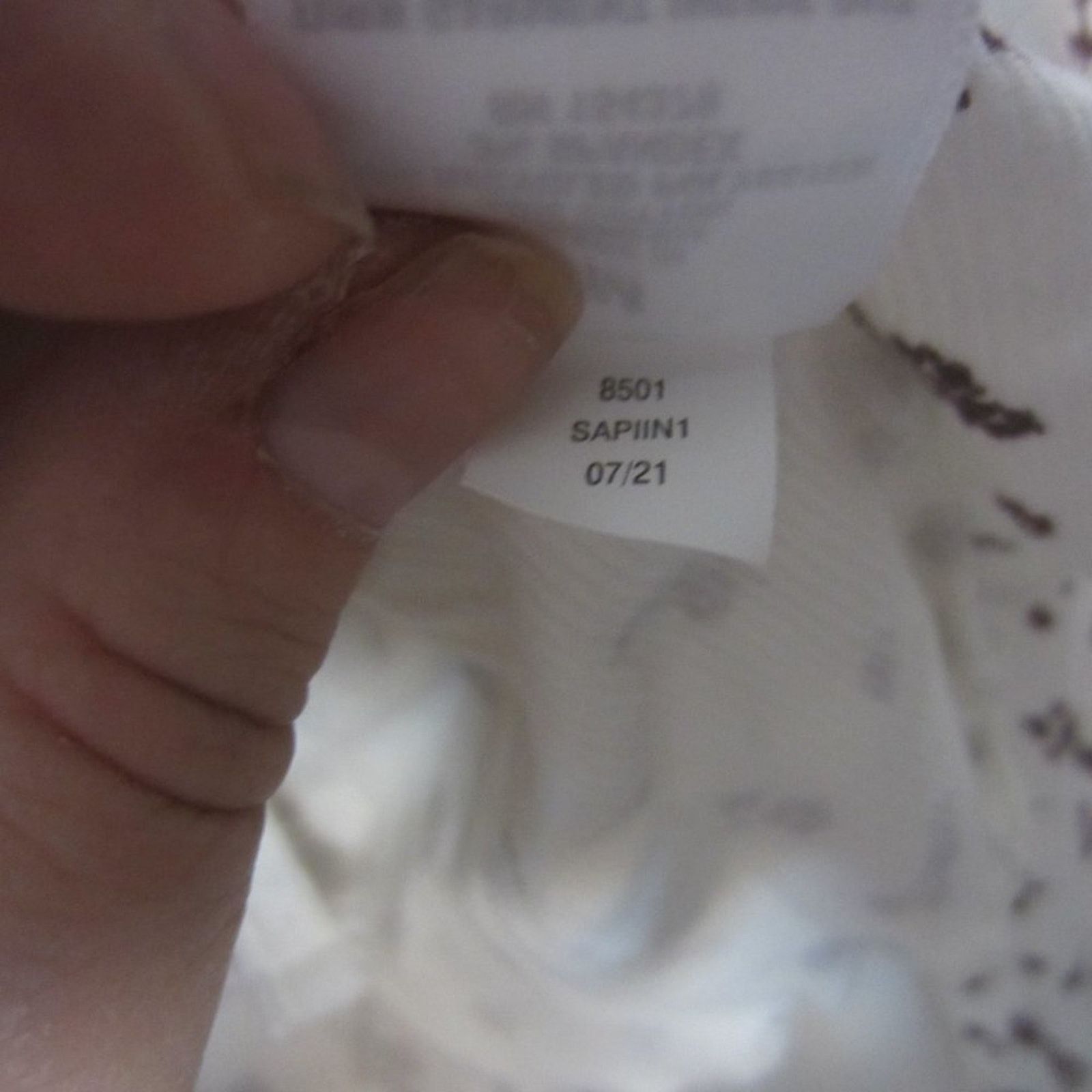 Aeropostale Y2K White Floral Cropped Long Sleeve Top Aeropostale M Size M / US 6-8 / IT 42-44 - 7 Thumbnail