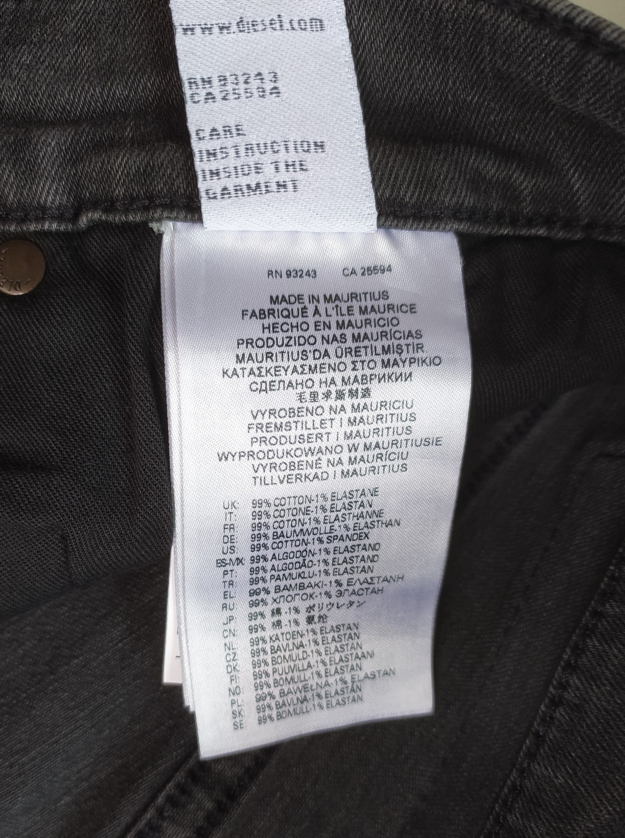 Diesel Diesel D-YENNOX-0GDAQ Men's Jeans Free Shipping T/ 9825 Size US 32 / EU 48 - 7 Thumbnail