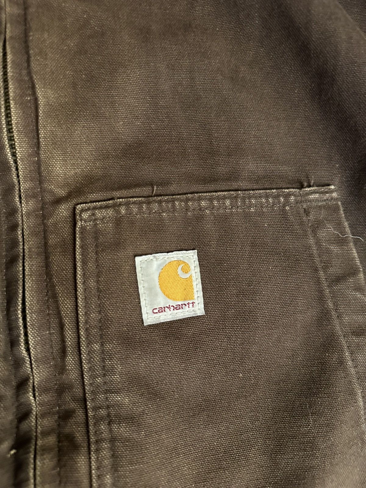 Carhartt Vintage Carhartt Active Jacket - Dark Brown - XL - Quilted Size US XL / EU 56 / 4 - 3 Thumbnail