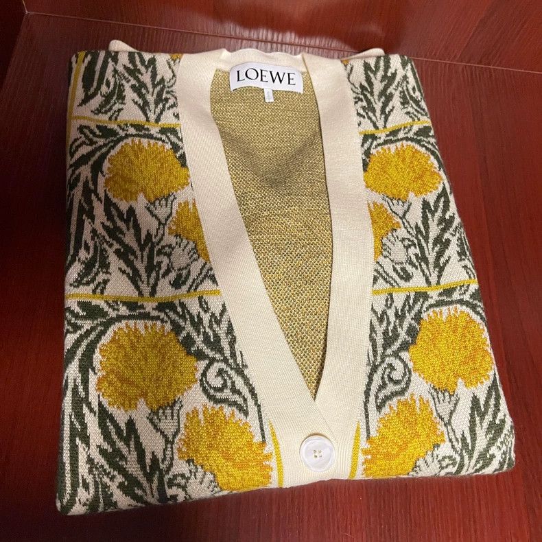 Loewe Loewe Long knit cardigan Size S / US 4 / IT 40 - 2 Thumbnail