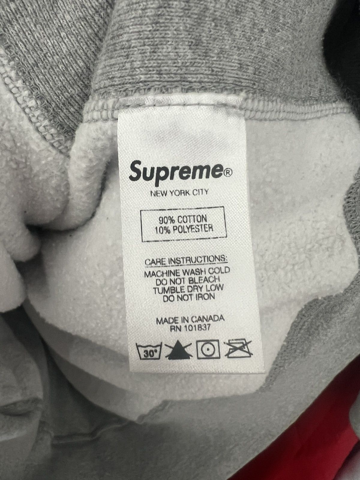 Supreme Supreme Micro Logo hoodie Size US M / EU 48-50 / 2 - 4 Thumbnail