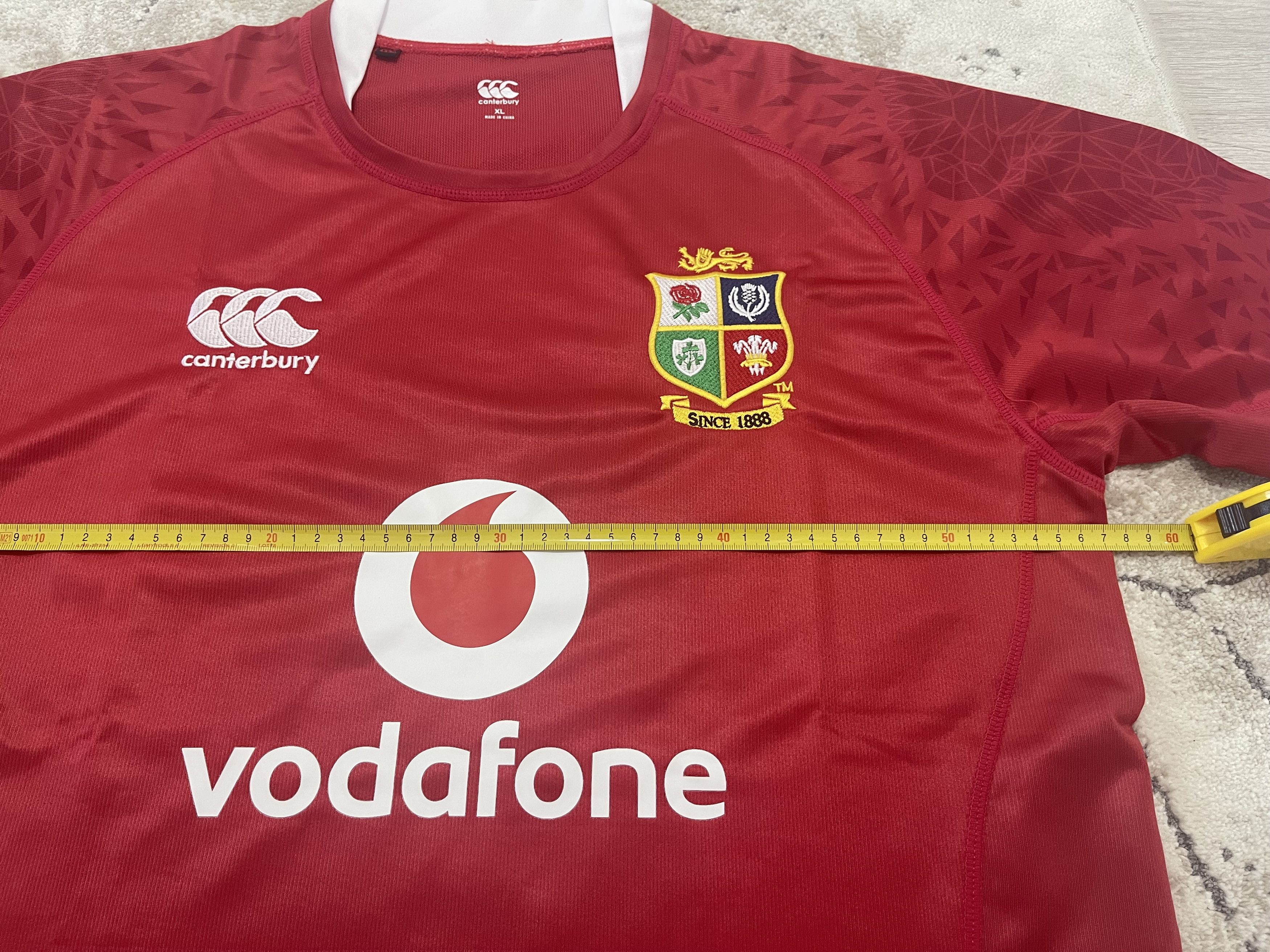 Canterbury of New Zealand Canterbury British Irish Lions Rugby Shirt XL Red Size US XL / EU 56 / 4 - 13 Thumbnail