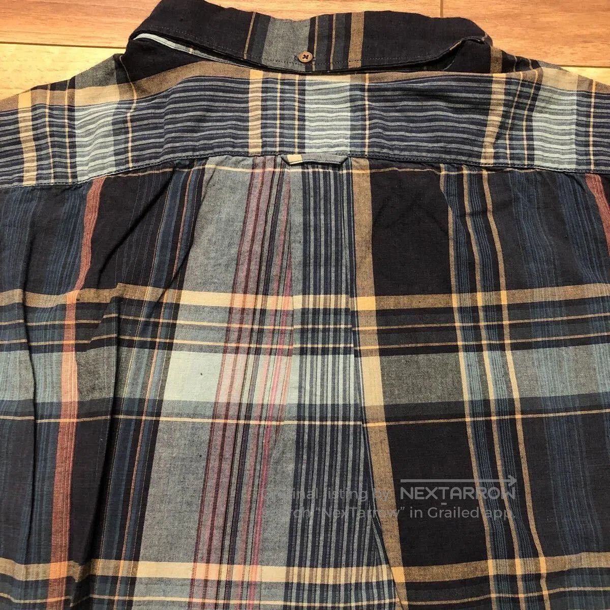 RRL Ralph Lauren Double RL Blue Check Short Sleeve Shirt. Size US XL / EU 56 / 4 - 7 Thumbnail