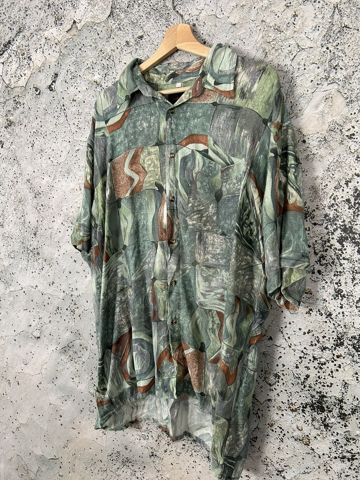 Vintage Vintage Hawaiian Crazy Shirt 90s Retro Hype Japanese Size US XL / EU 56 / 4 - 2 Thumbnail