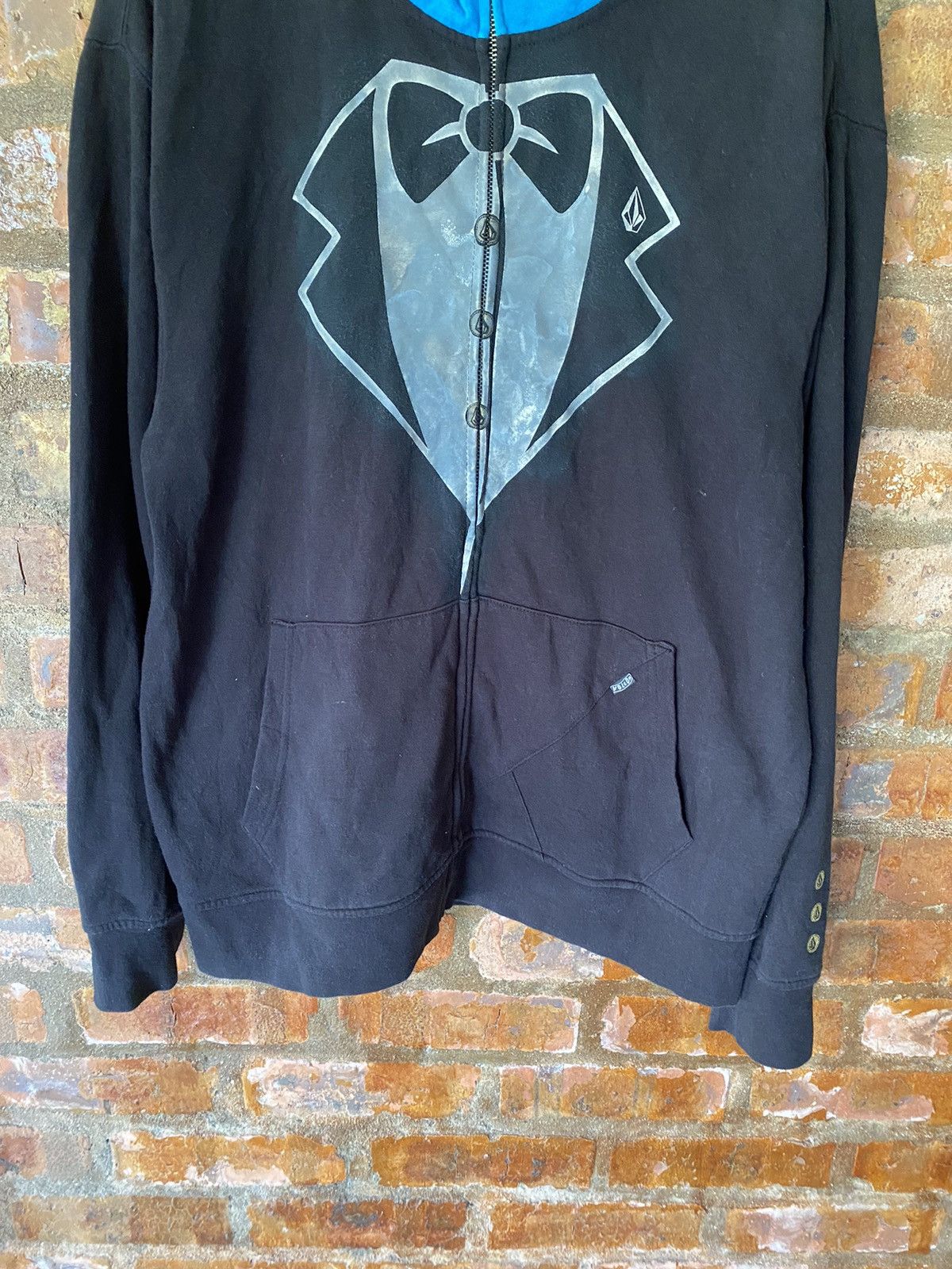 Japanese Brand 2000s Volcom gimp one eye hoodie Size US L / EU 52-54 / 3 - 5 Thumbnail